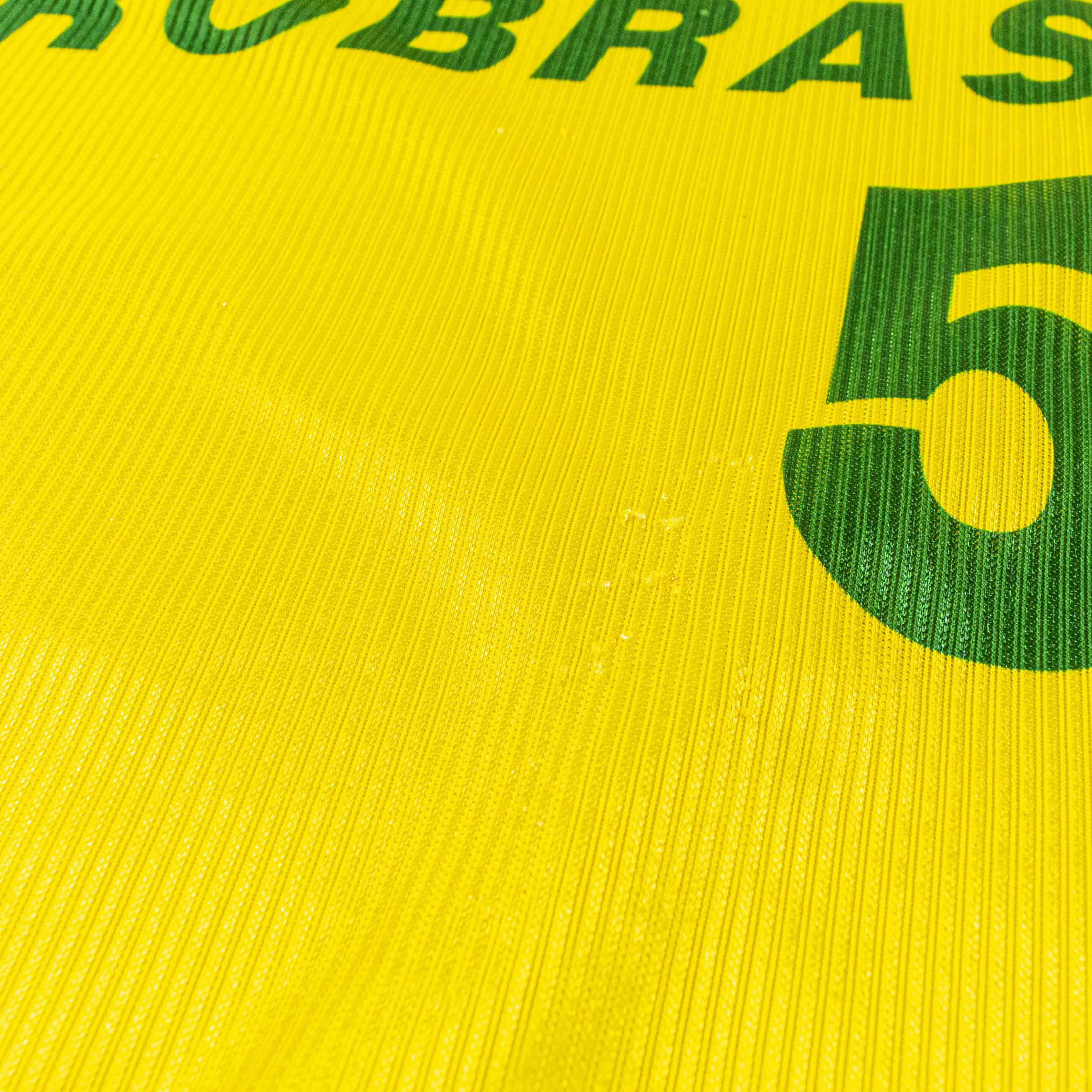 Penalty Vintage 2000 Brazil Futsal Jersey Penalty CBFS Soccer Rare Size US L / EU 52-54 / 3 - 7 Thumbnail