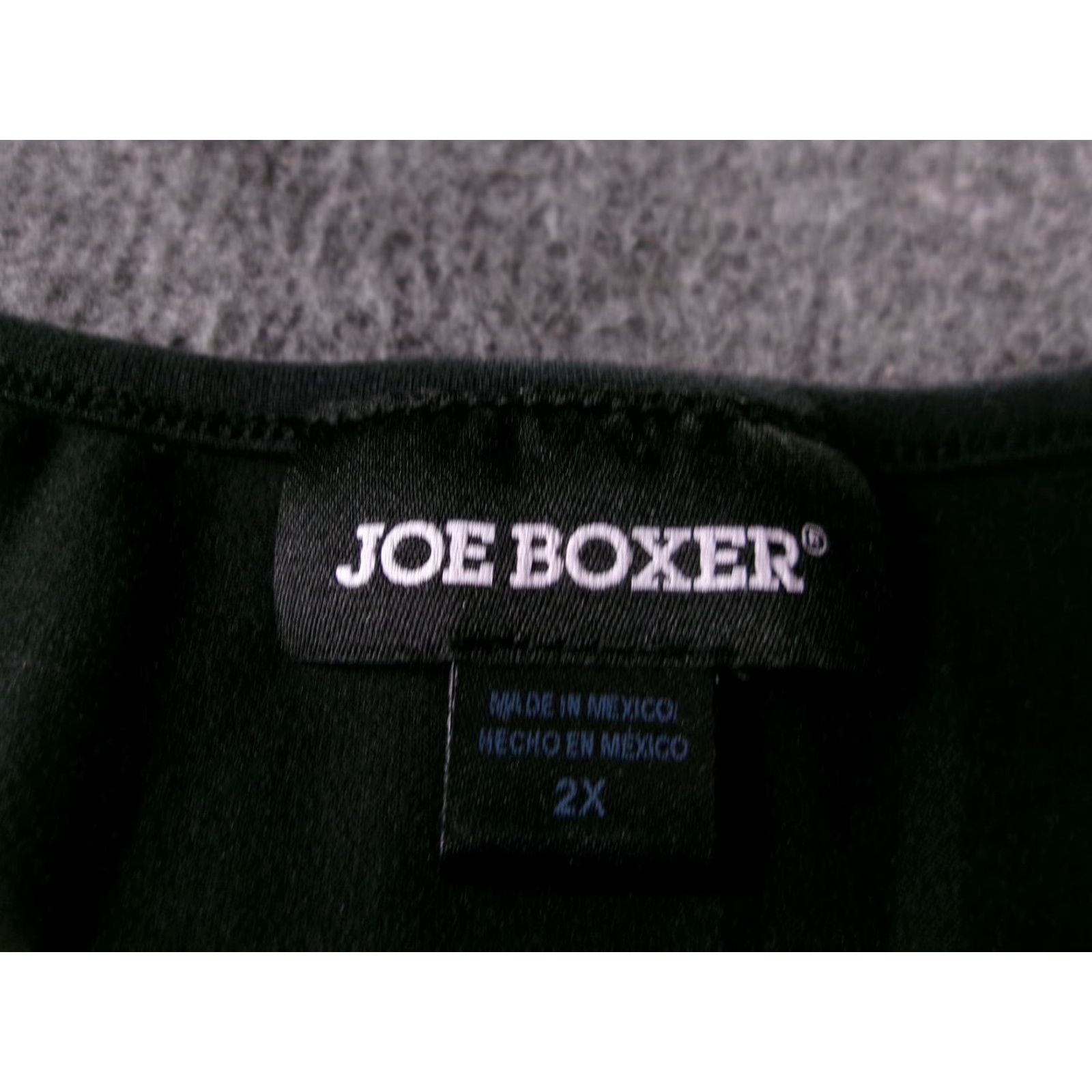 Joe Boxer Joe Boxer Dress Womens 2X Black Short Sleeve Crisscross V Neck Fit Flare Casual Size 40" / US 18 - 7 Thumbnail