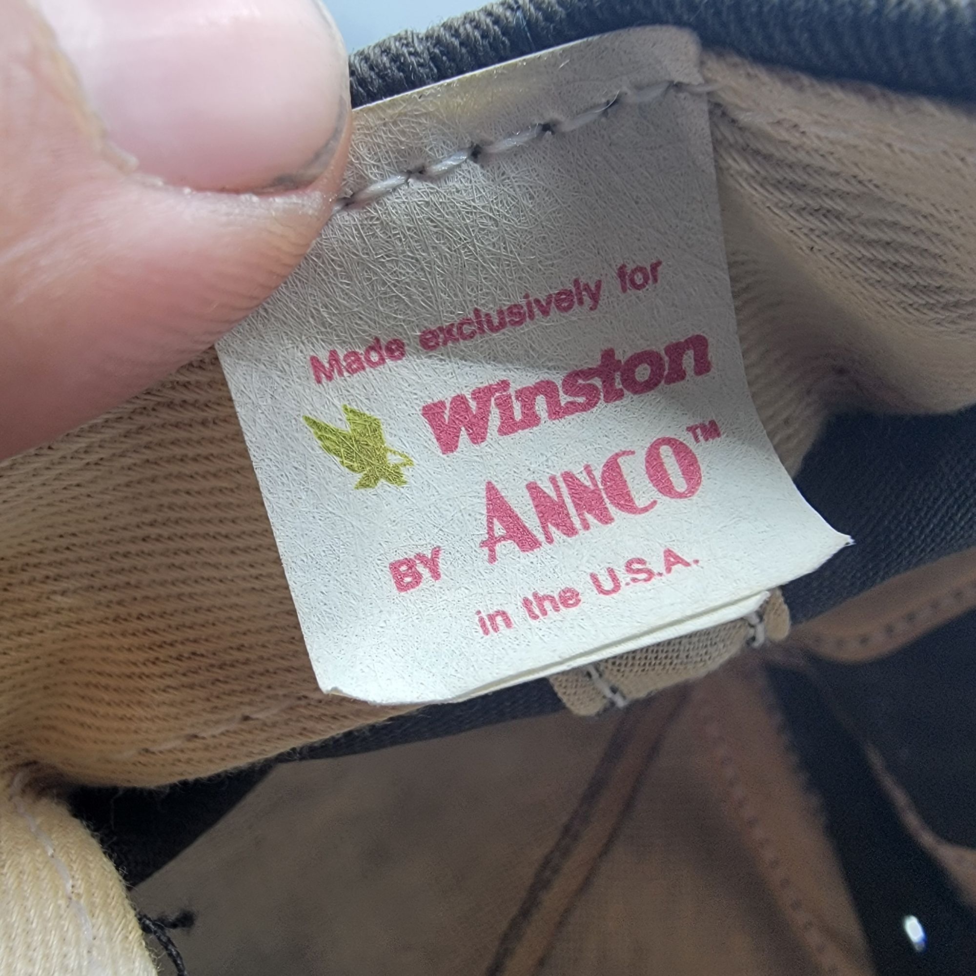 Vintage Winston Motor Sports 20th Anniversary Snapback Hat By Annco Size ONE SIZE - 5 Thumbnail