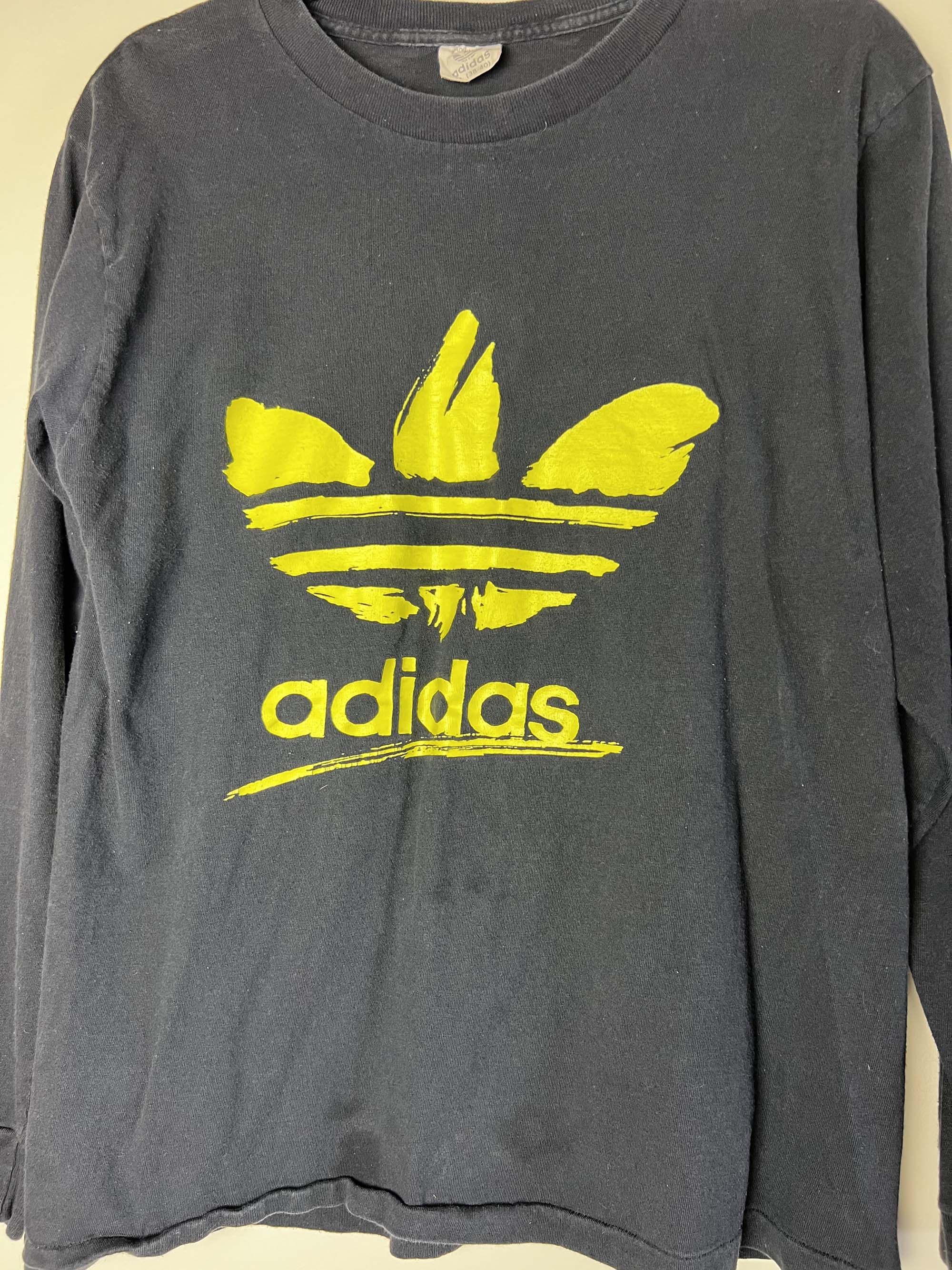 Adidas Vintage 1980's Adidas Trefoil Logo Long Sleeve Shirt Size US M / EU 48-50 / 2 - 4 Thumbnail