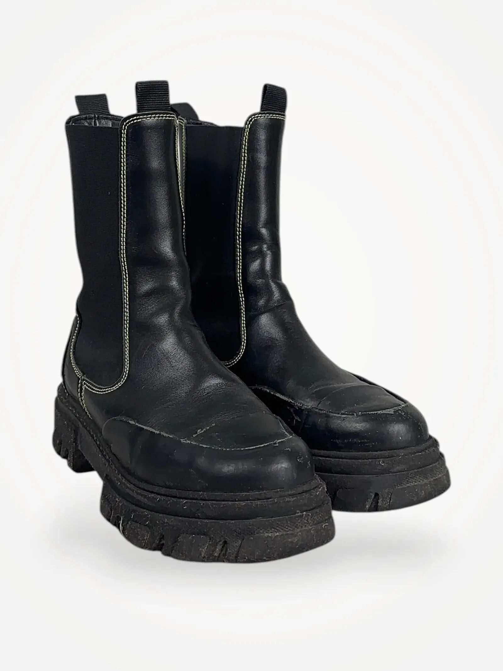 Ganni Ganni Lace up boots Size US 10 / IT 40 - 1 Thumbnail