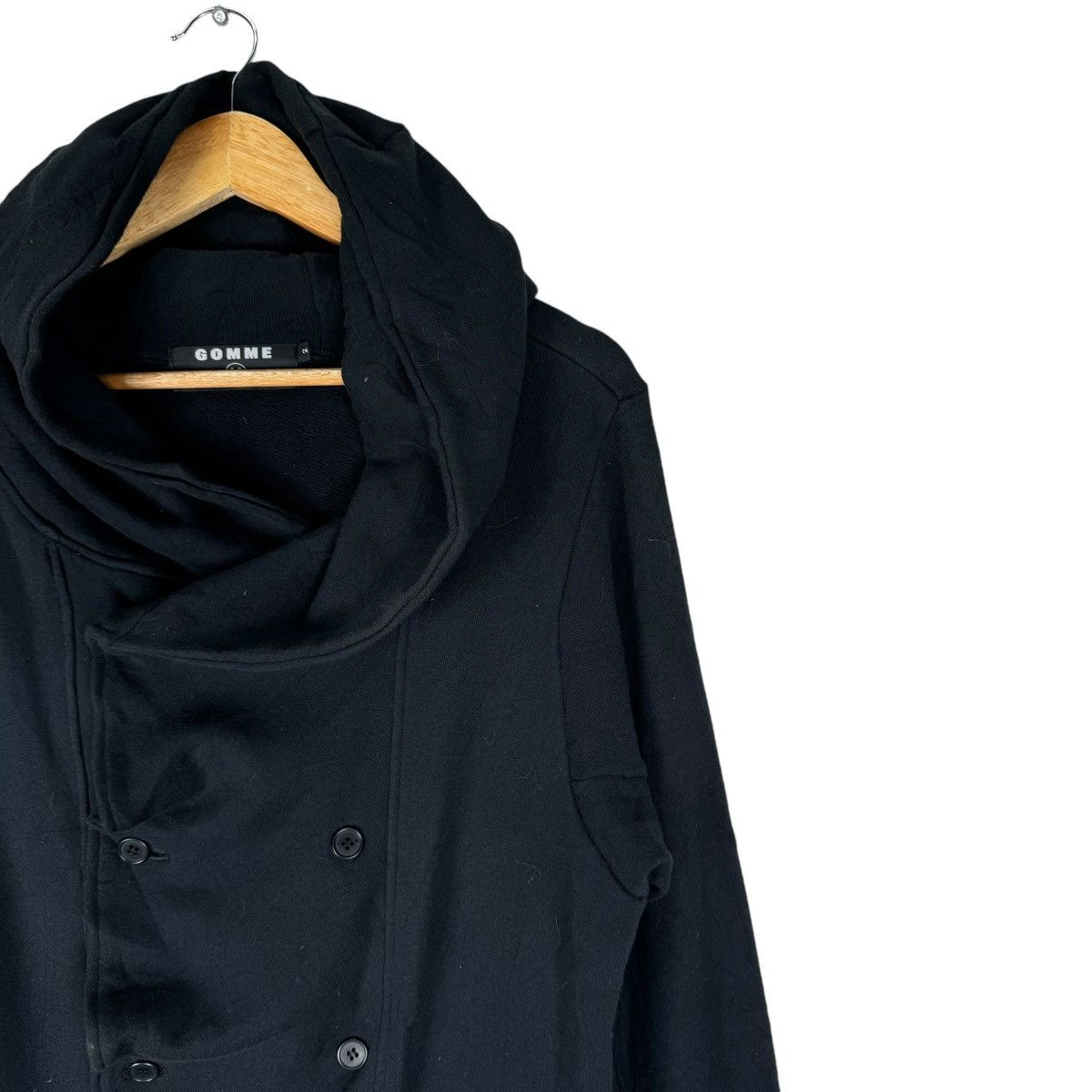 gomme ☀️GOMME HOMME ASYMMETRIC HOODIE SWEATER Size US M / EU 48-50 / 2 - 5 Thumbnail