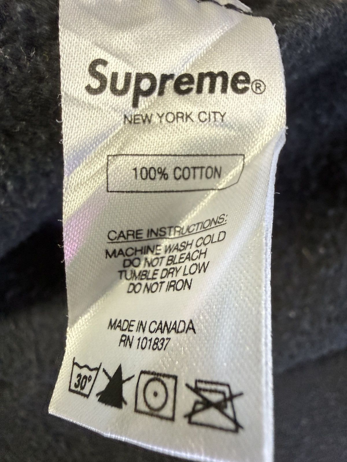 Supreme F/W20 Black Supreme Cross Box Logo Size US L / EU 52-54 / 3 - 5 Thumbnail