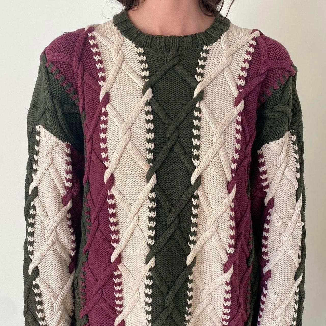 Tommy Hilfiger Vintage Tommy Hilfiger cable knit sweater Size US XL / EU 56 / 4 - 5 Thumbnail