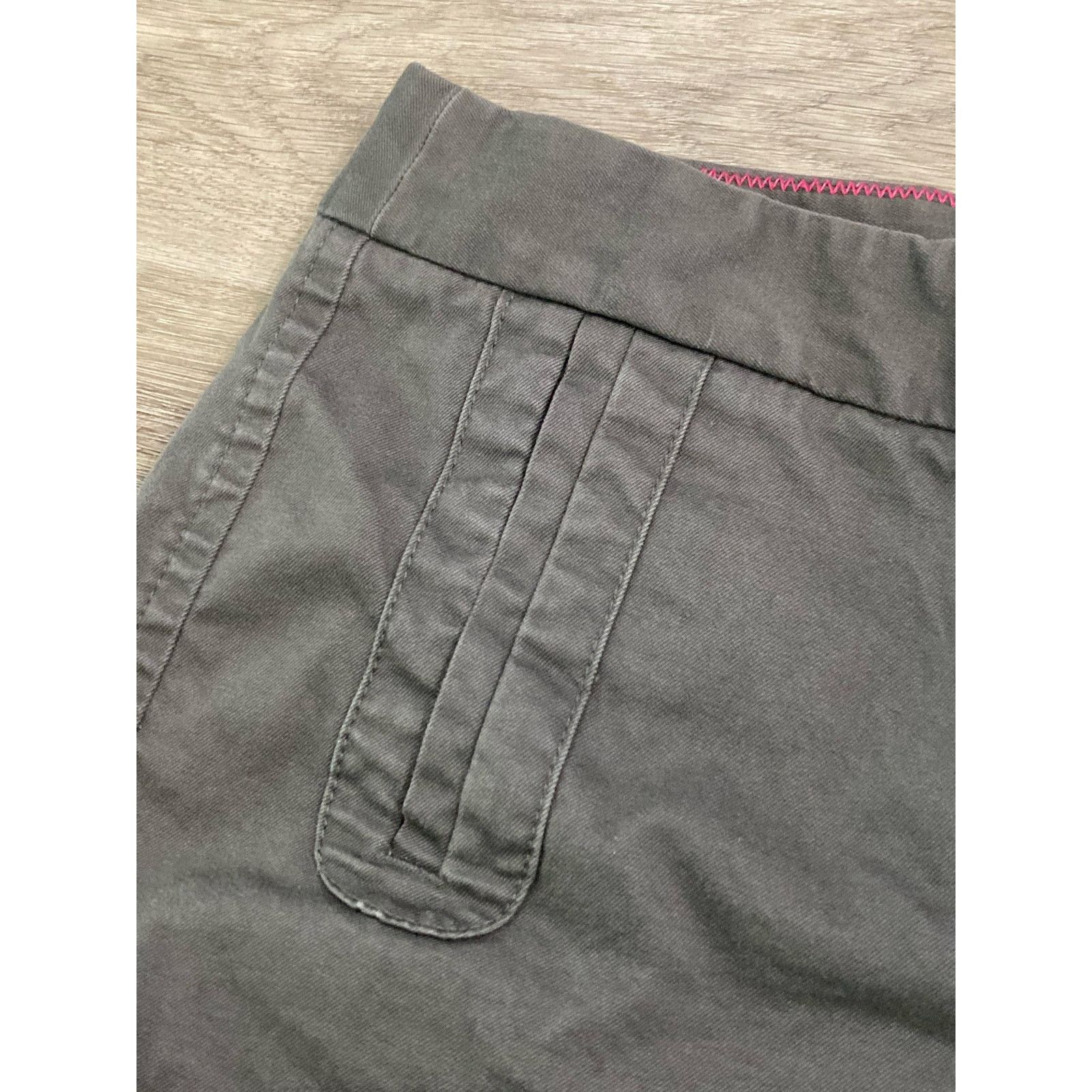 J.Crew J.Crew Women's Black Stretch Chino Shorts 6 Casual Summer Size 28" / US 6 / IT 42 - 8 Thumbnail