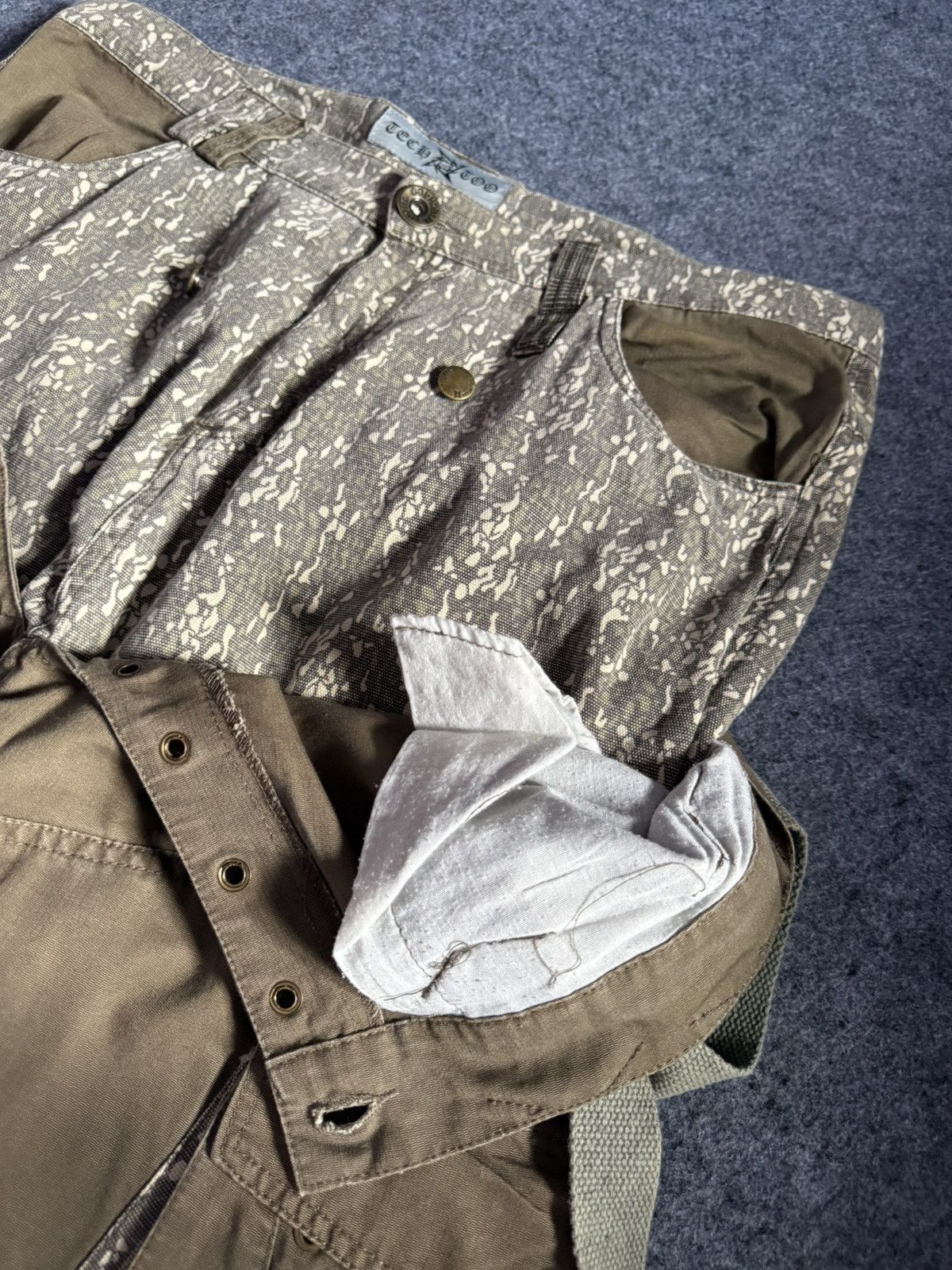 PPFM × semanticdesign Tech Too Japan Double Waist Parachute Alien Cargo Pants Size US 36 / EU 52 - 13 Thumbnail