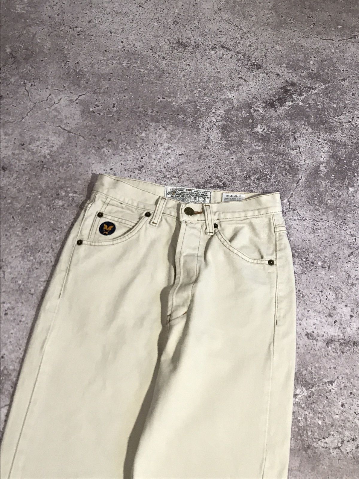 Avirex Vintage 90s Avirex Denim Jeans Embroiled Logo Belge 26 Size US 26 / EU 42 - 5 Thumbnail