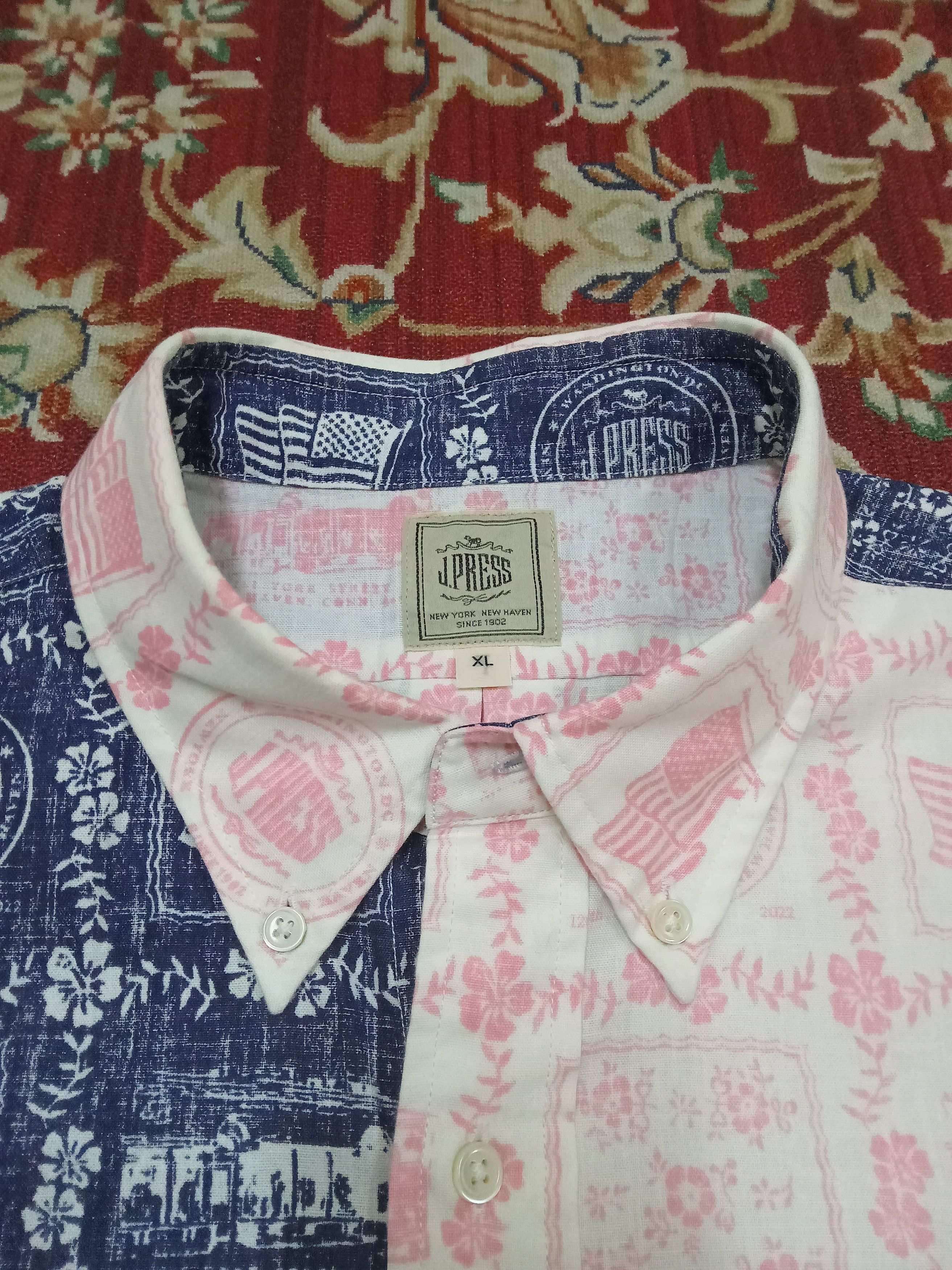 J. Press × Reyn Spooner J Press Reyn Spooner 120th Anniversary Reverse Print Shirt Size US XL / EU 56 / 4 - 7 Thumbnail
