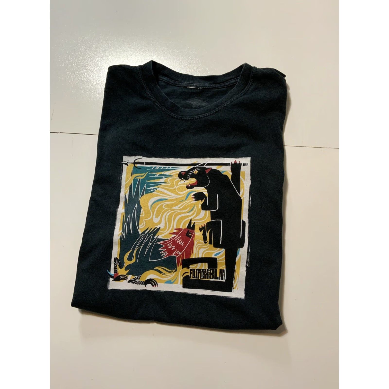 Vintage Kampeon T-Shirt Mens Regular Gray XXL Graphic Justice Philippines Filipino S/S Size US XXL / EU 58 / 5 - 2 Thumbnail