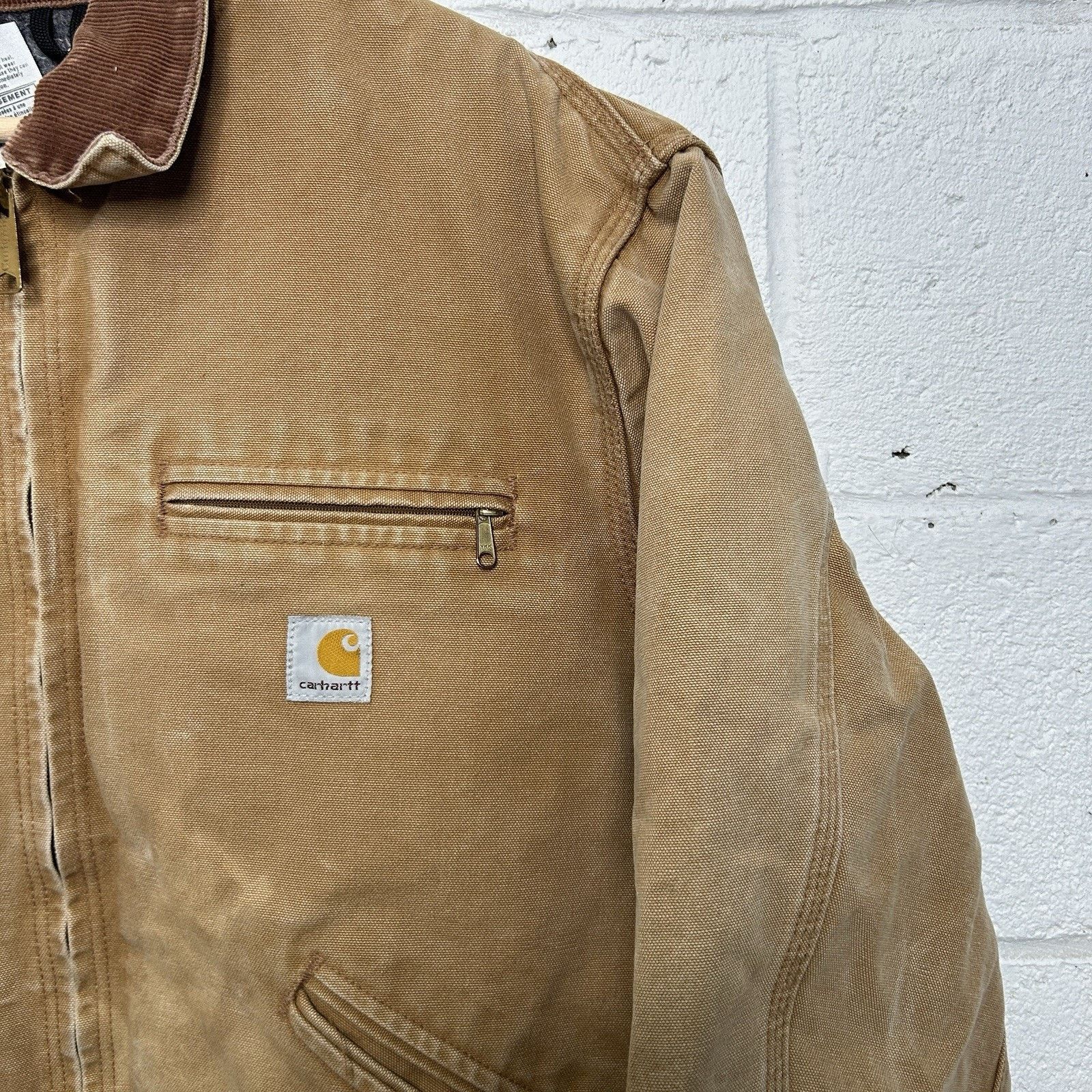 Carhartt Vintage Carhartt Blanket-Lined Detroit Jacket “Brown Wheat” Size US L / EU 52-54 / 3 - 6 Thumbnail