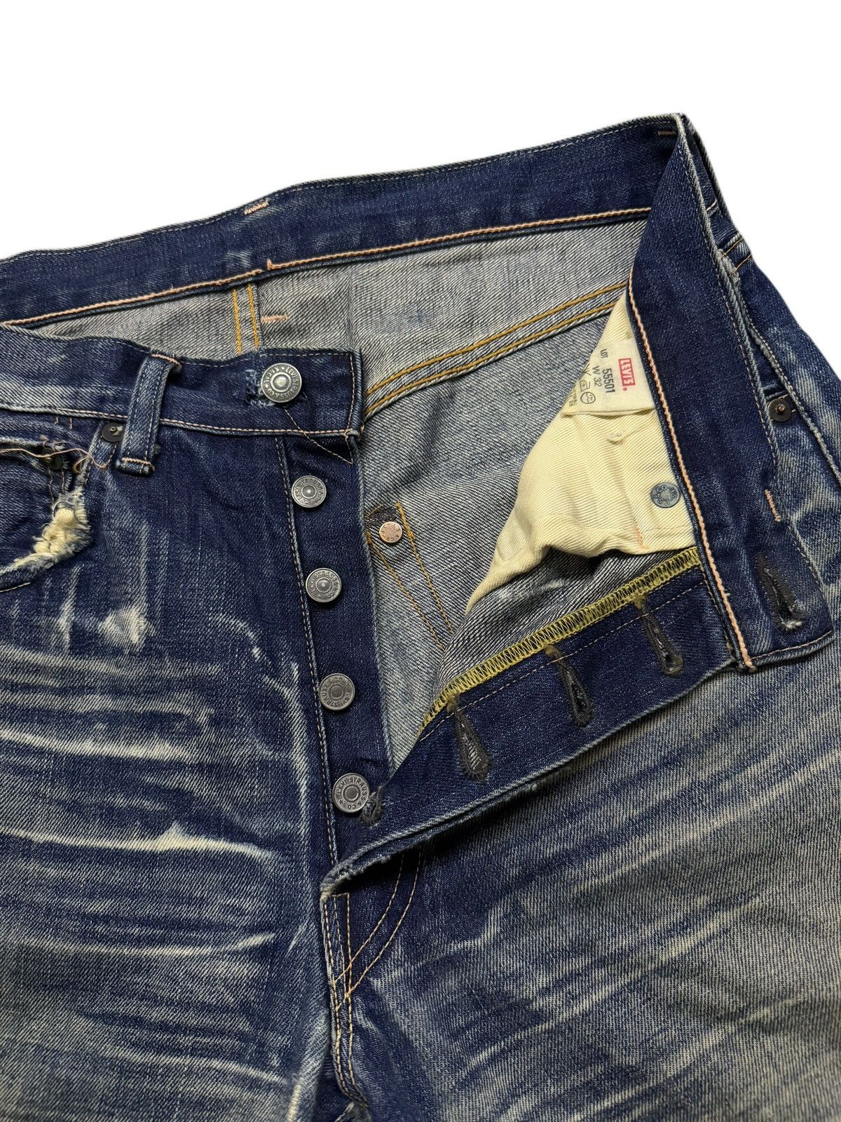 Levi's Vintage Clothing Vintage 00s Levi’s 501XX (LVC) Japan Big E Vintage Repro W31 Size US 31 - 13 Thumbnail