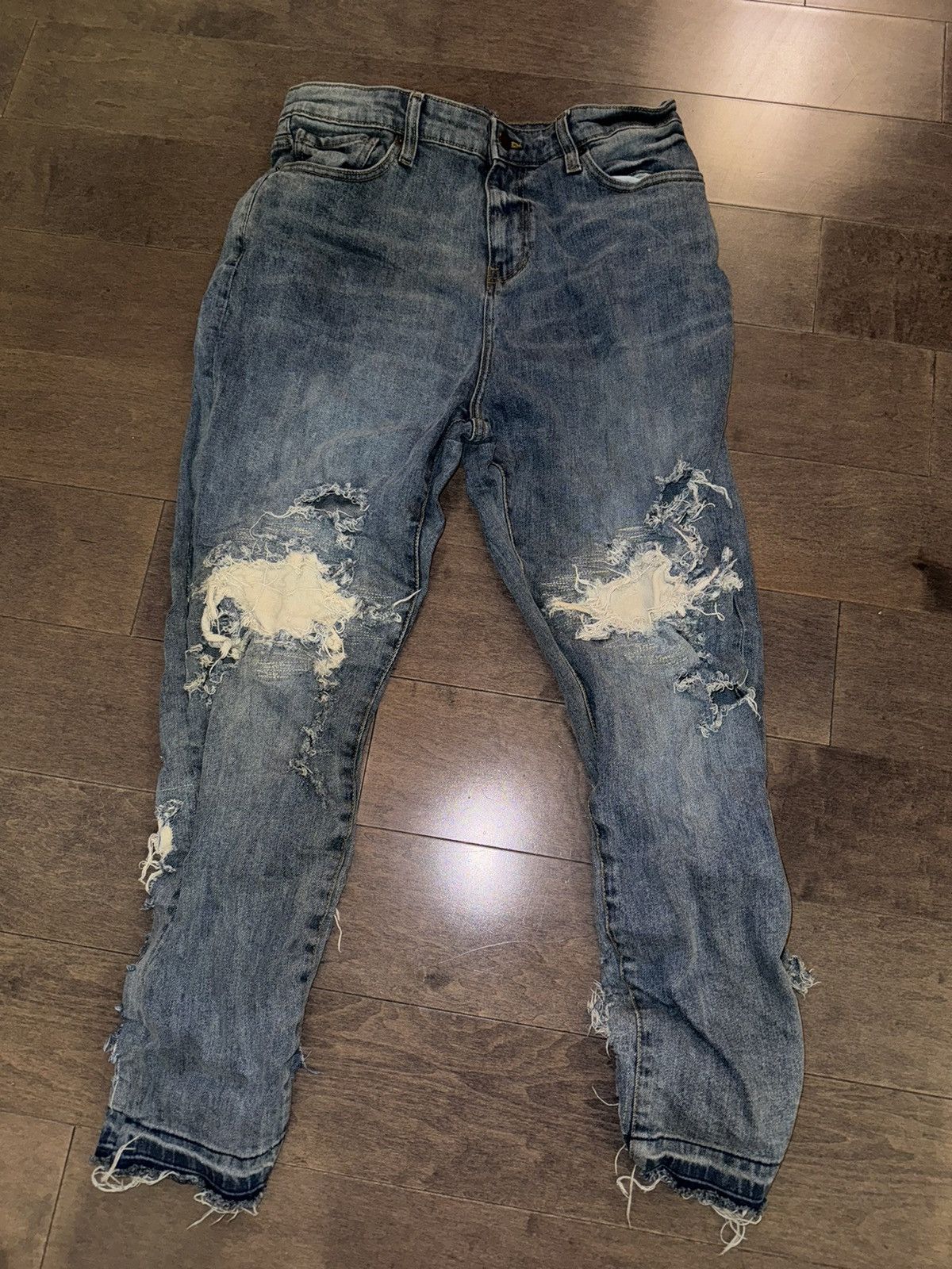 image of Distressed Denim x Val Kristopher Denim in Blue, Men's (Size 34)