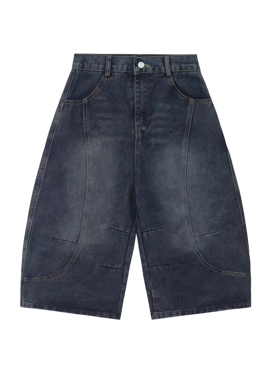 Jean Blue loose-fitting shorts Size US 34 / EU 50 - 2 Thumbnail