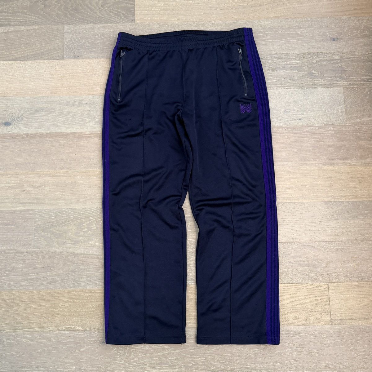 Needles Needles Track Pants Navy/Purple XL Size US 36 / EU 52 - 1 Thumbnail