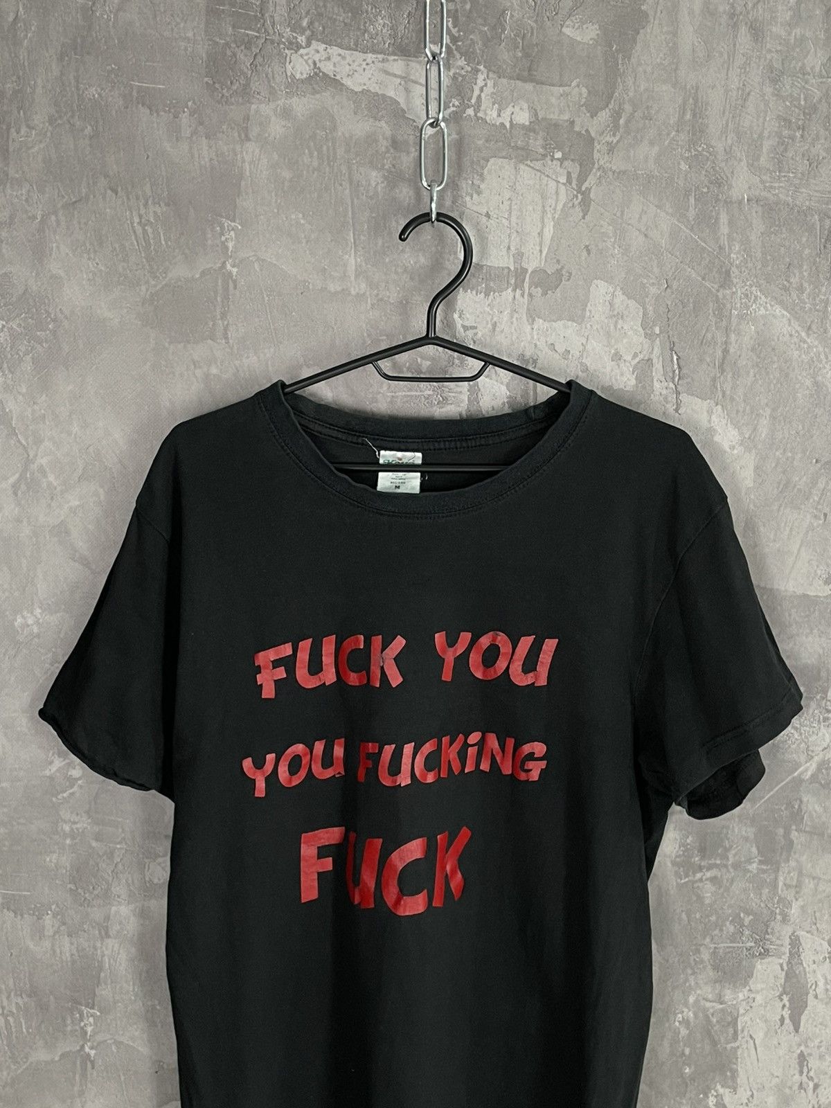 Vintage Vintage "Fuck You You Fucking Fuck" T-shirt Humor Size US M / EU 48-50 / 2 - 2 Thumbnail