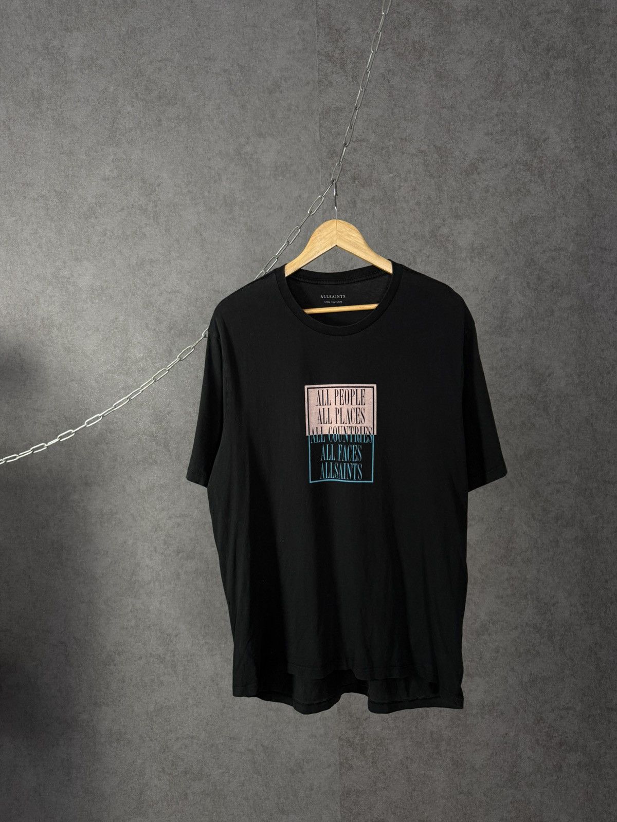 Allsaints Allsaints designer overprinted tee Size US L / EU 52-54 / 3 - 1 Thumbnail