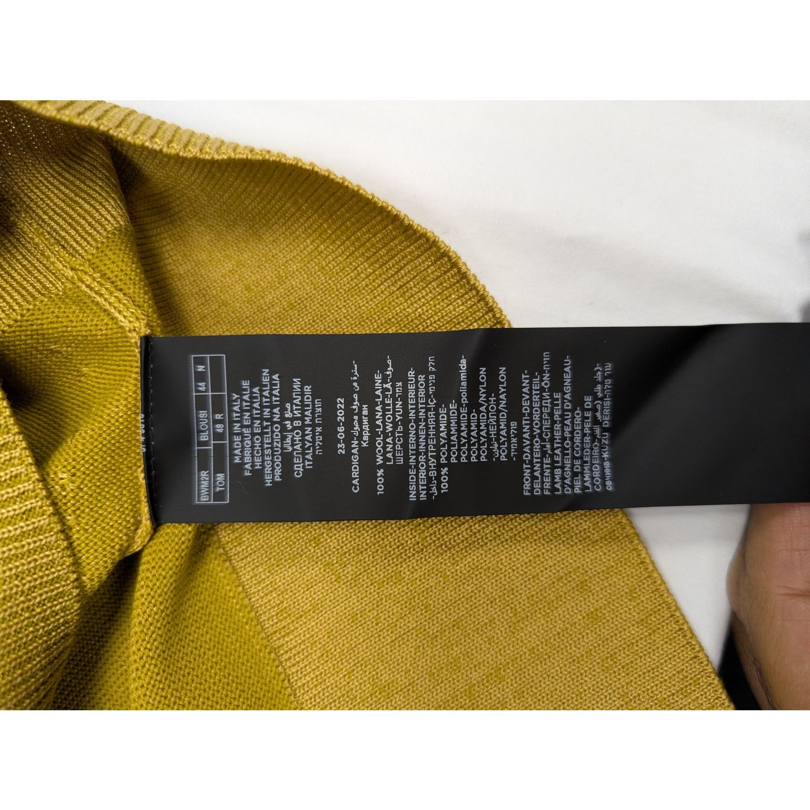 Tom Ford o1rshd1 V-Neck Sweatshirt Sweater in Mustard Size US M / EU 48-50 / 2 - 13 Thumbnail