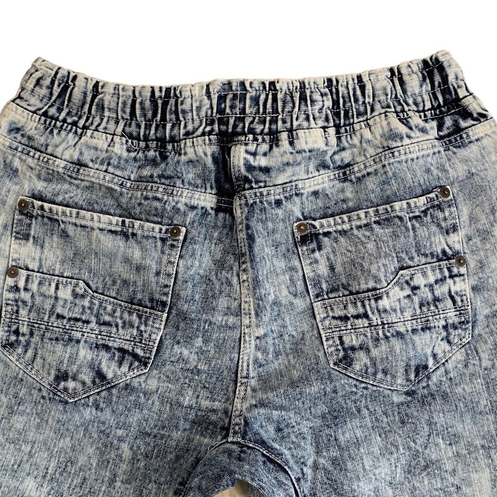 Southpole Southpole Men's Size 2X Denim Shorts pull-on elastic waist Size US 34 / EU 50 - 4 Thumbnail