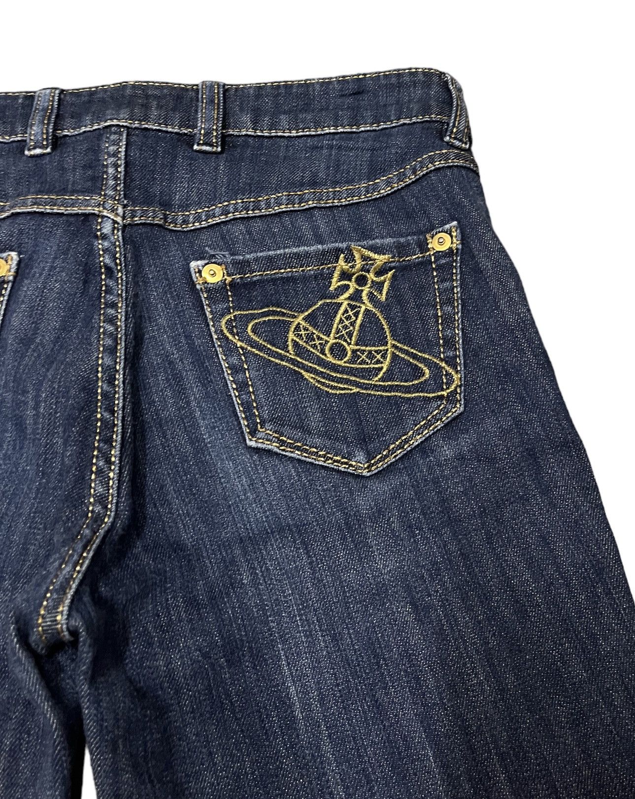 Vivienne Westwood Vivien Westwood embroided logo jeans Size 29" - 4 Thumbnail