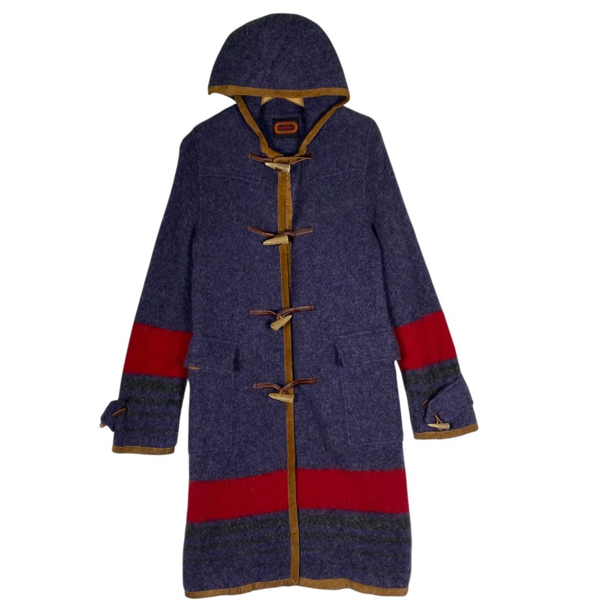 Hysteric Glamour × Japanese Brand Vintage Hysteric Glamour Hoodie Wool Long Jacket Button Size ONE SIZE - 1 Thumbnail