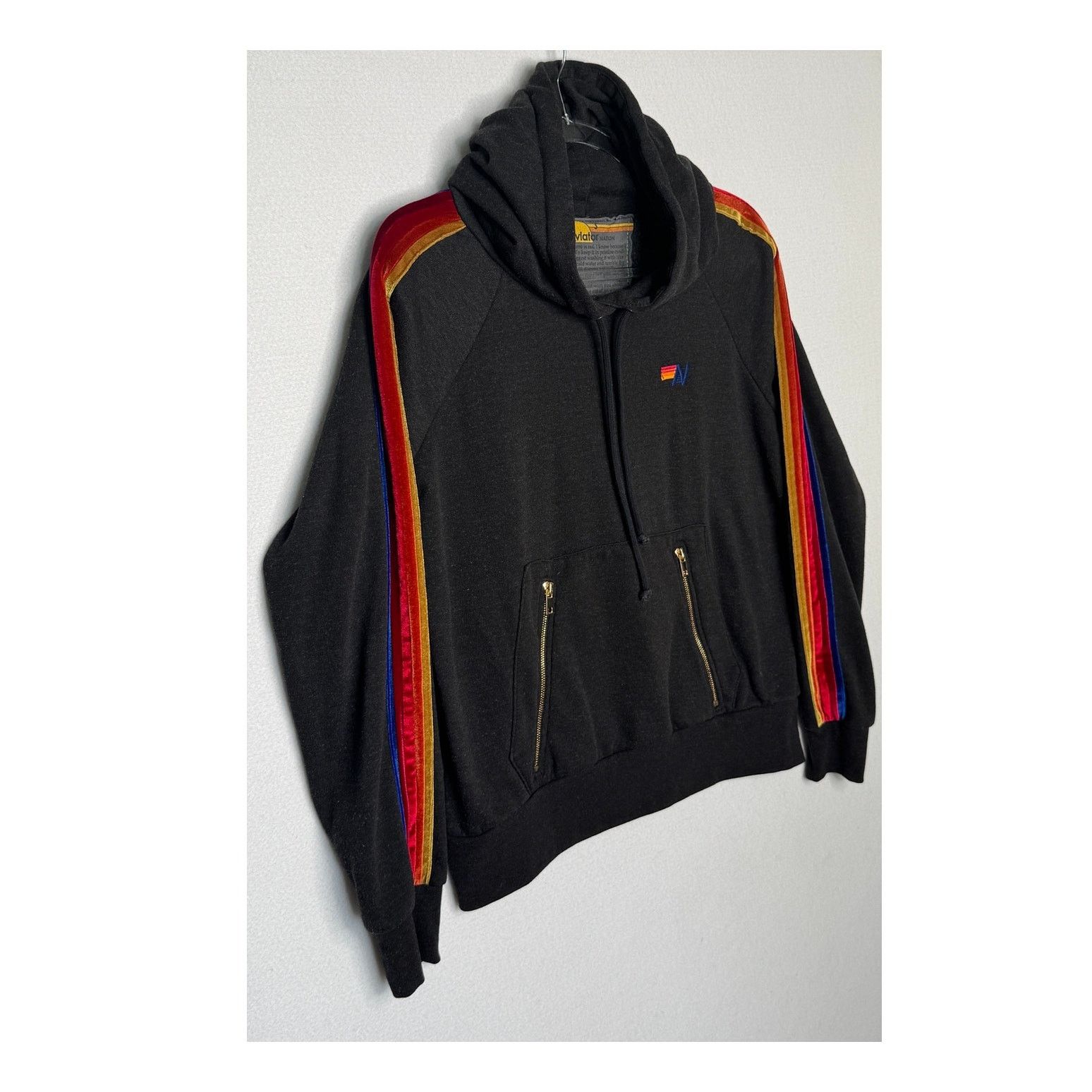 Aviator Nation 2010s Aviator Nation Rainbow Stripe Hoodie Jogger Set S/L Size S / US 4 / IT 40 - 19 Thumbnail