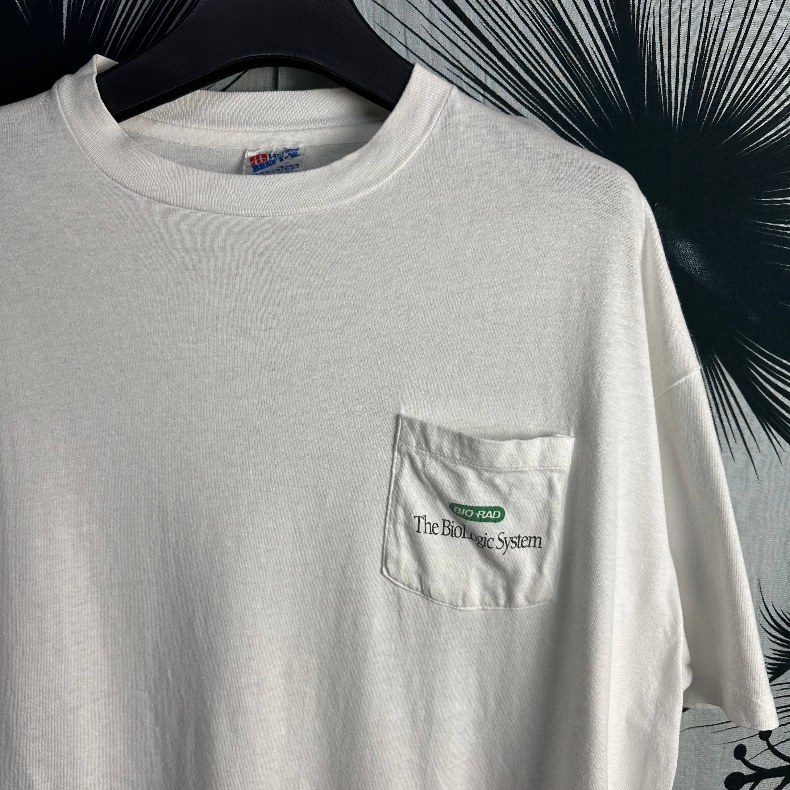 Vintage Vintage 90s BioLogic System Human T-Shirt Size US XL / EU 56 / 4 - 4 Thumbnail