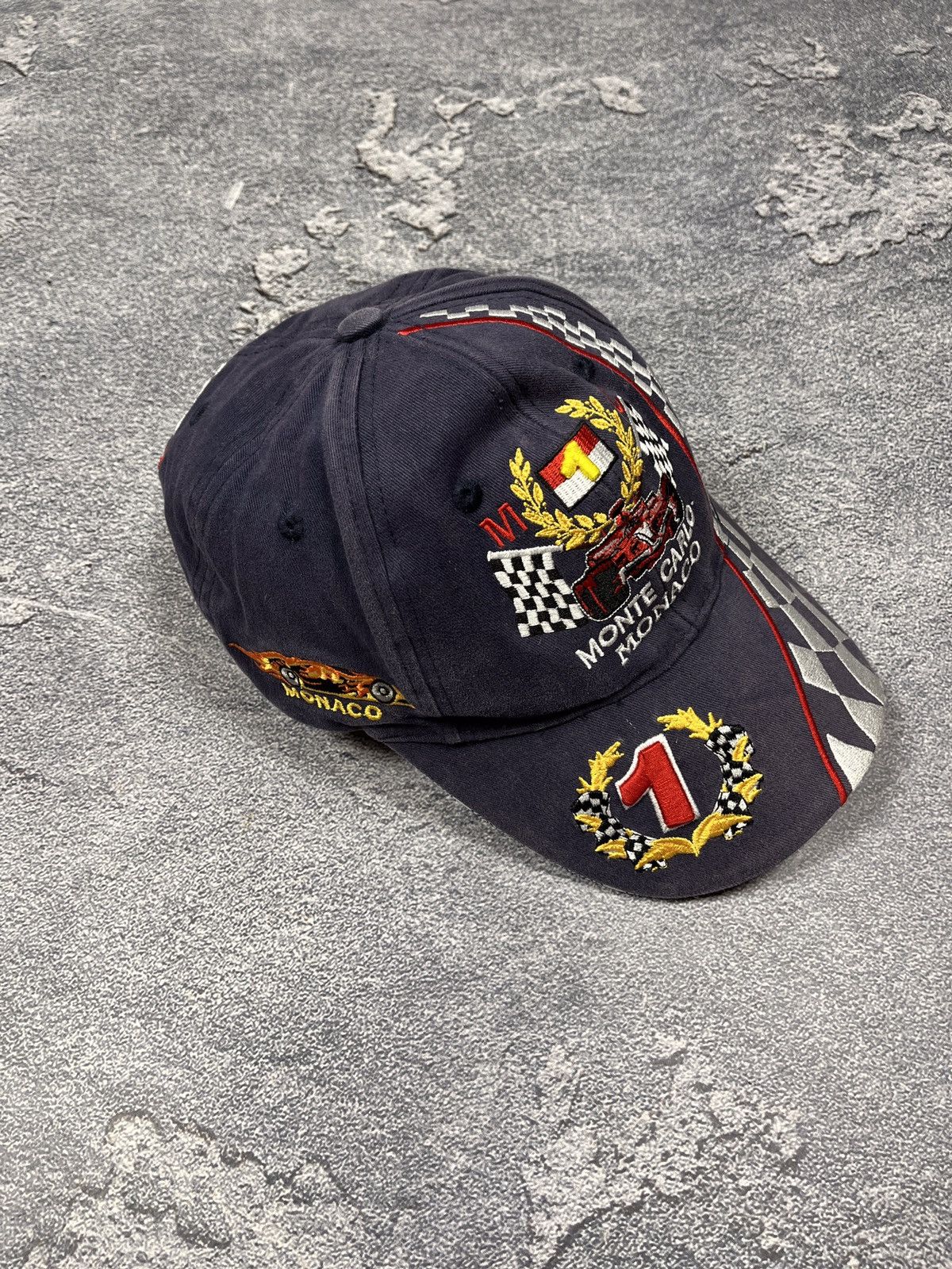 Formula 1 Vintage Monte Carlo Monaco F1 Cap Size ONE SIZE - 2 Thumbnail
