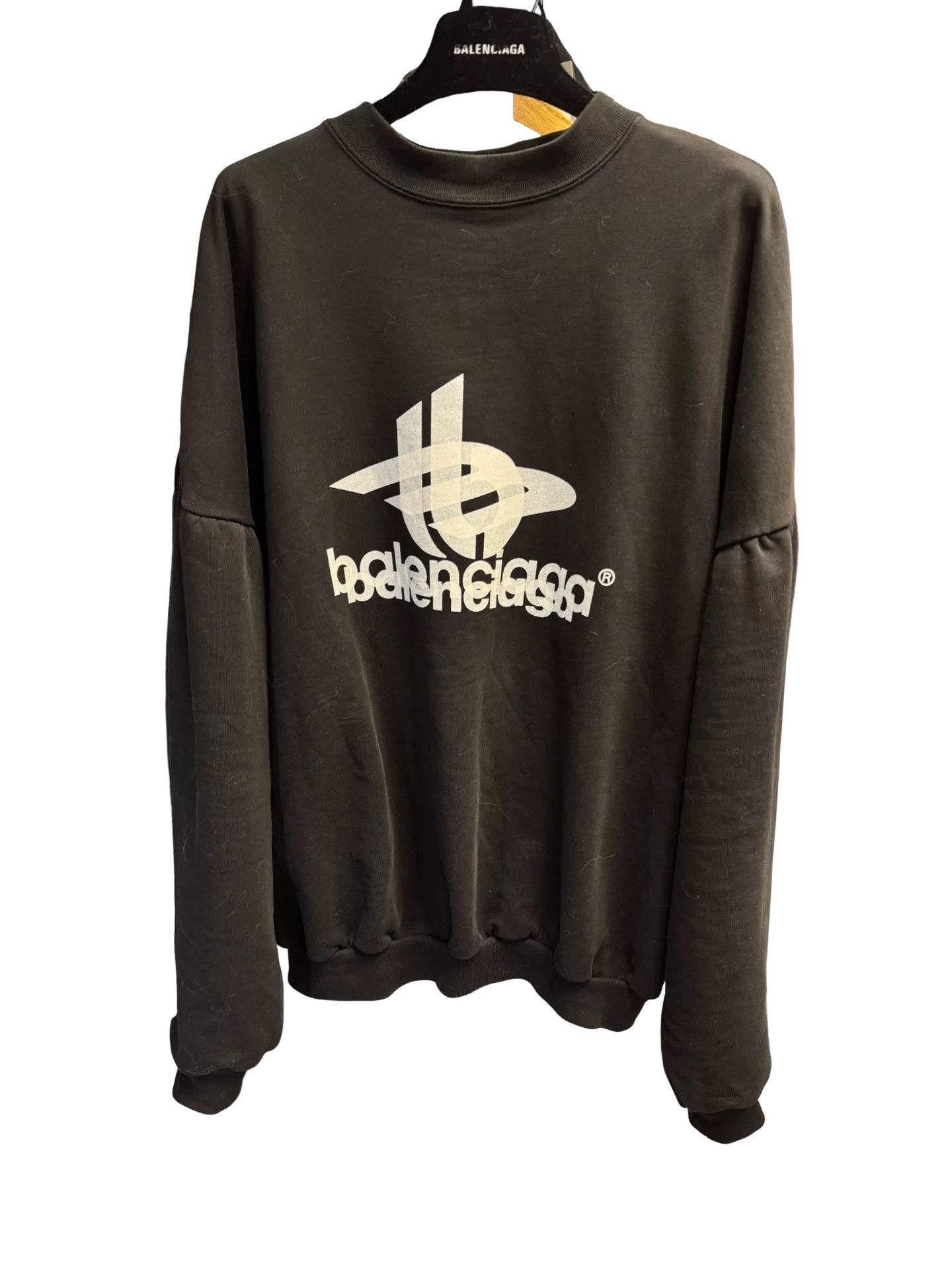 Balenciaga Balenciaga Double Logo Sweatshirt Size M Size US M / EU 48-50 / 2 - 1 Thumbnail