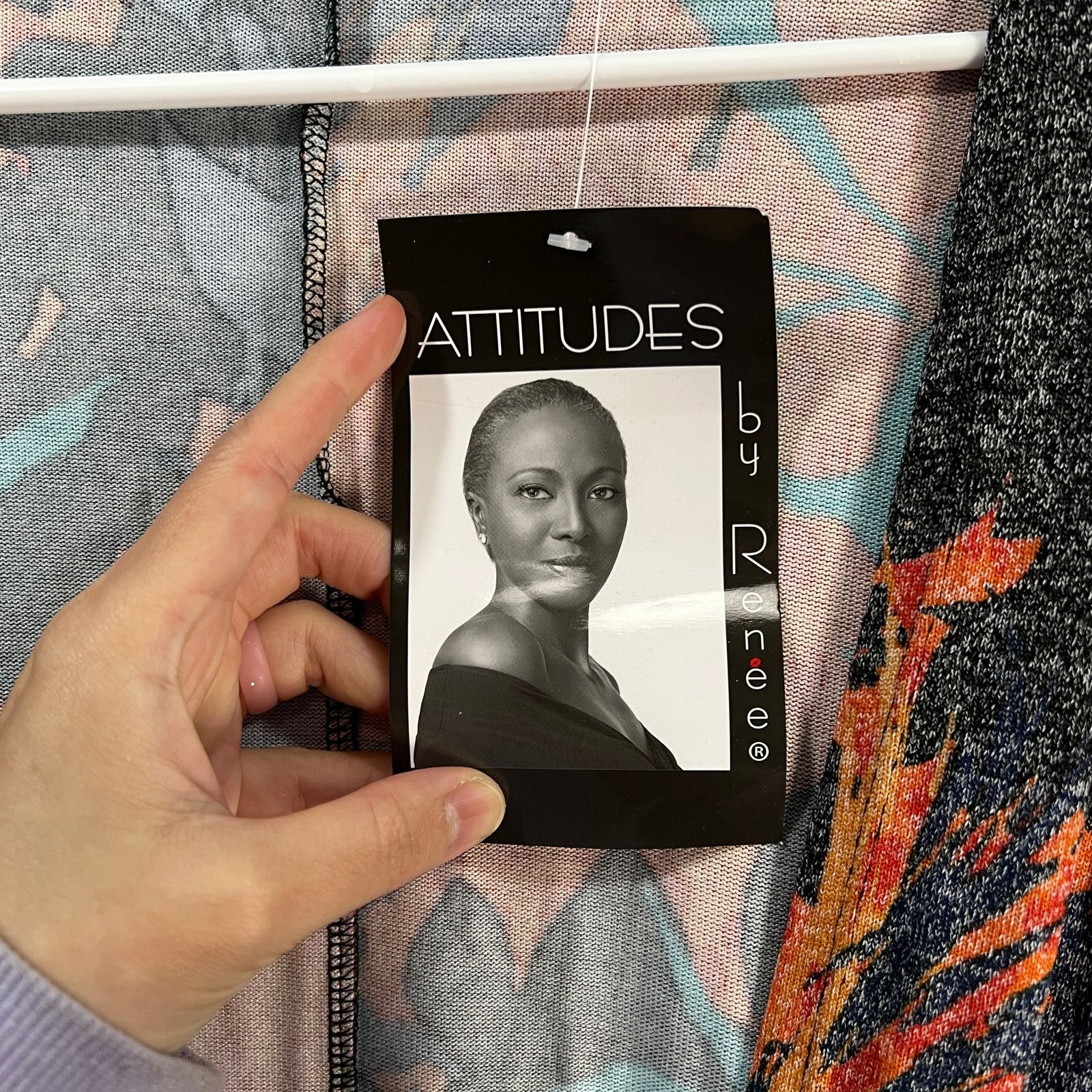 Other Attitudes by Renee Global Illusions Casknit Cocoon Size XL / US 12-14 / IT 48-50 - 4 Thumbnail