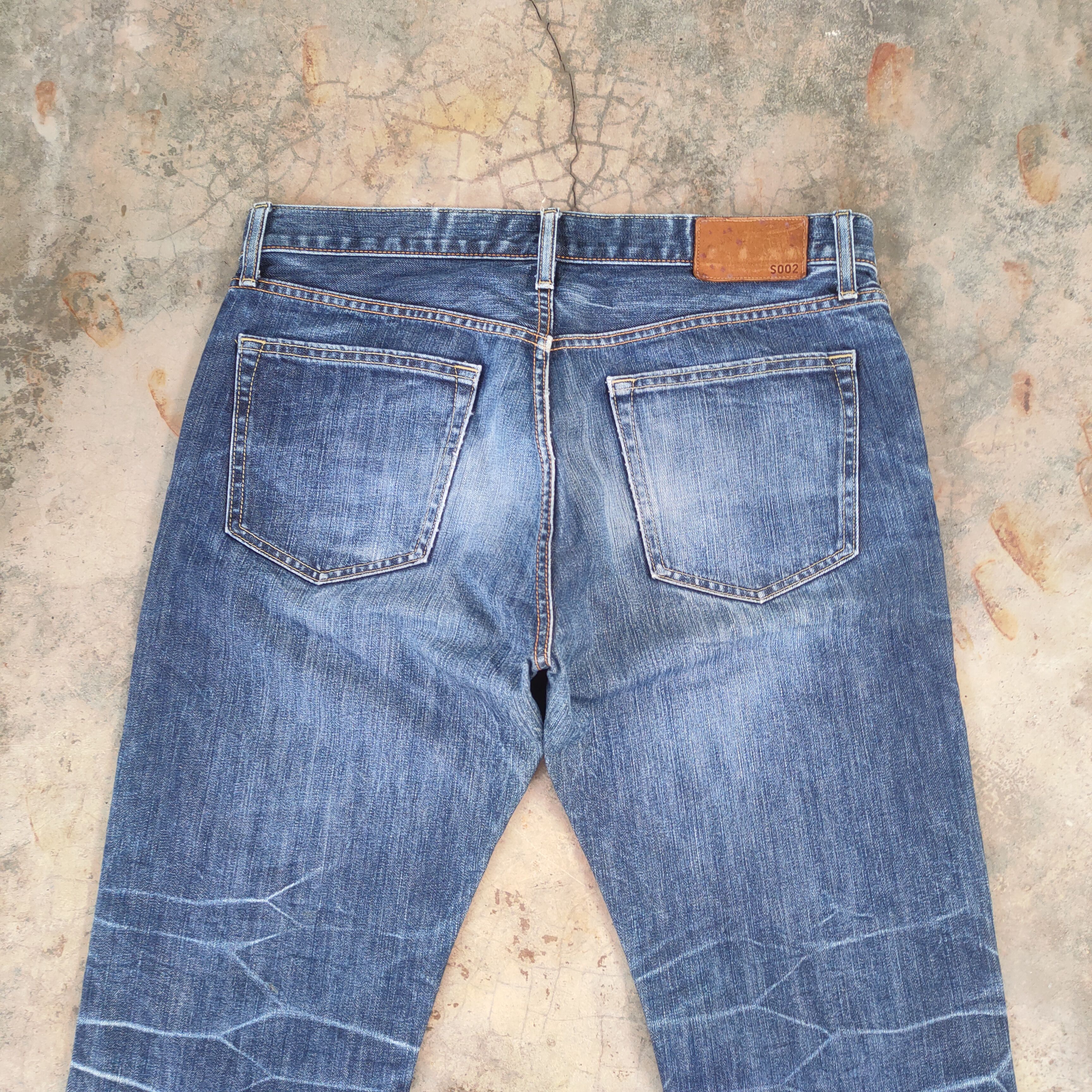 Japanese Brand W36 VINTAGE JAPANESE FADED DISTRESSED JEANS DENIM PANTS Size US 36 / EU 52 - 9 Thumbnail