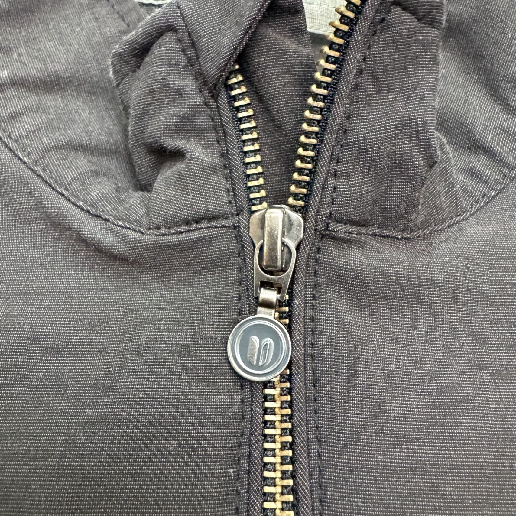 Vintage Linksoul Boardwalker Windbreaker Jacket Mens L Charcoal Gray 1/2 Zip Golf Size US L / EU 52-54 / 3 - 6 Thumbnail