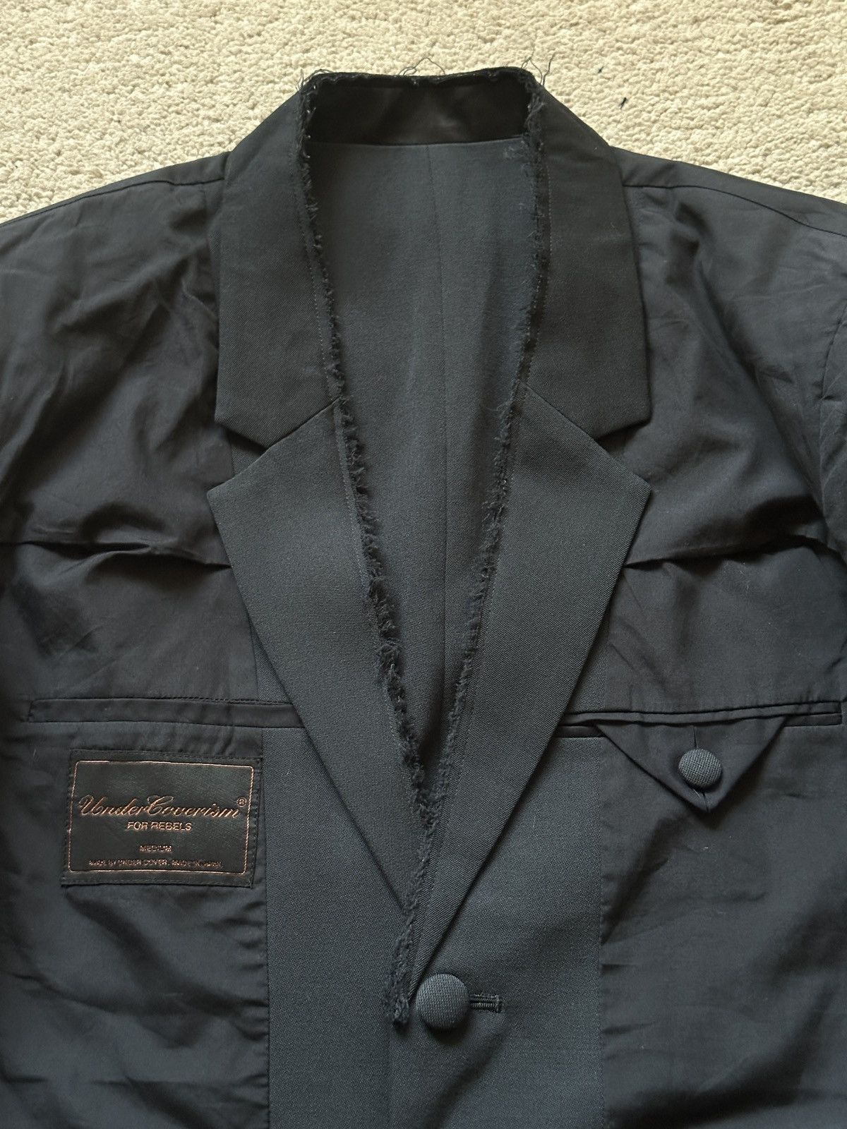 Undercover AW2002 Undercoverism Reversible Cutoff 3 Button Jacket Size US M / EU 48-50 / 2 - 4 Thumbnail