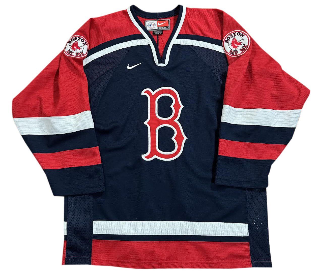 Vintage Nike Boston Red Sox Hockey Jersey (Size L)