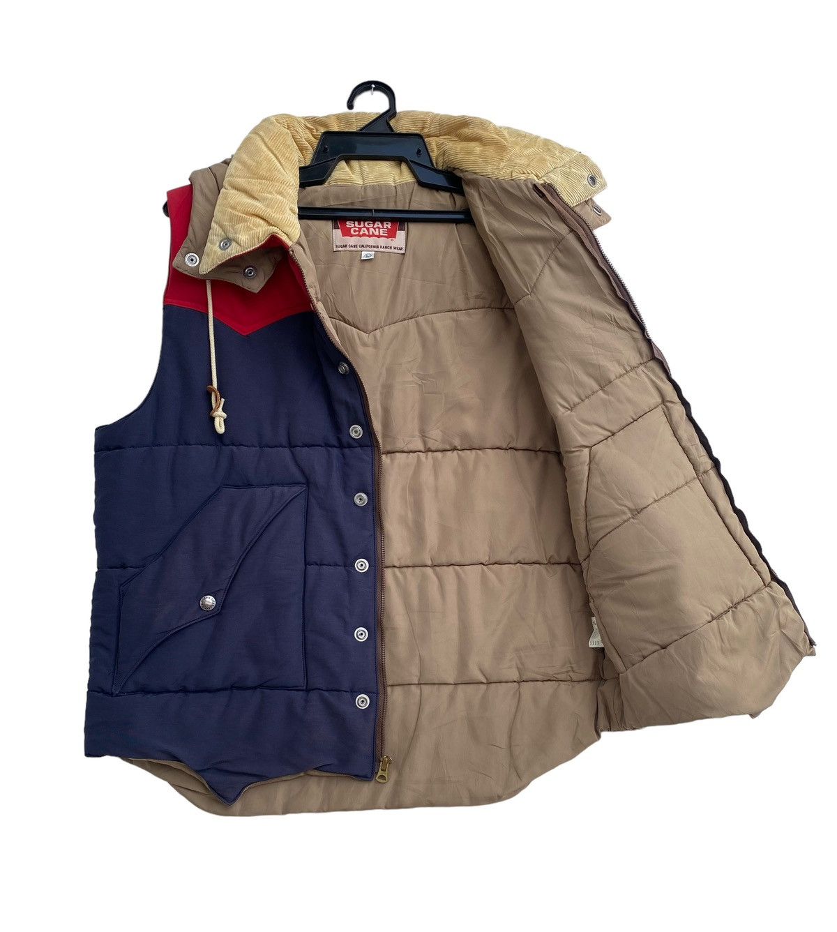 Sugar Cane × Toyo Enterprises × Vintage Vtg 90s rare SUGAR CANES puffer gillet jacket Size US L / EU 52-54 / 3 - 4 Thumbnail