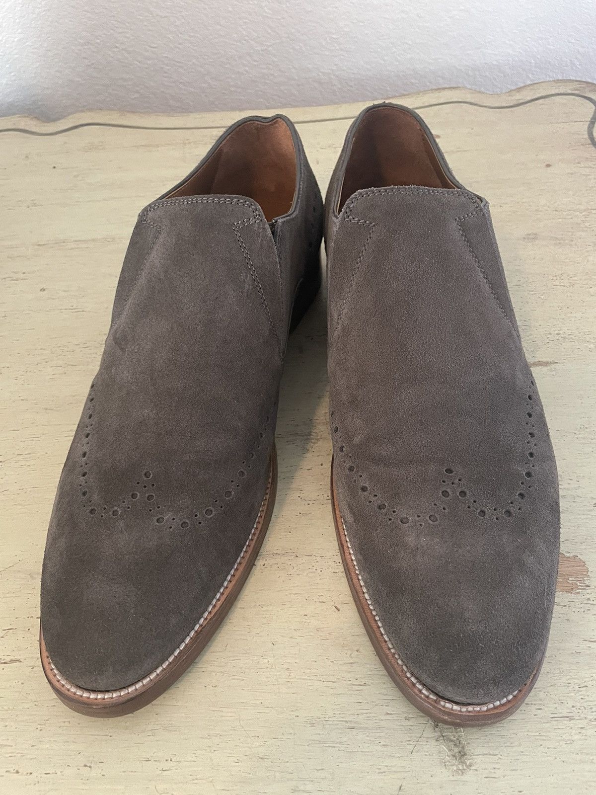 Allen Edmonds Suede Lucca Slip-On Size US 8.5 / EU 41-42 - 2 Thumbnail
