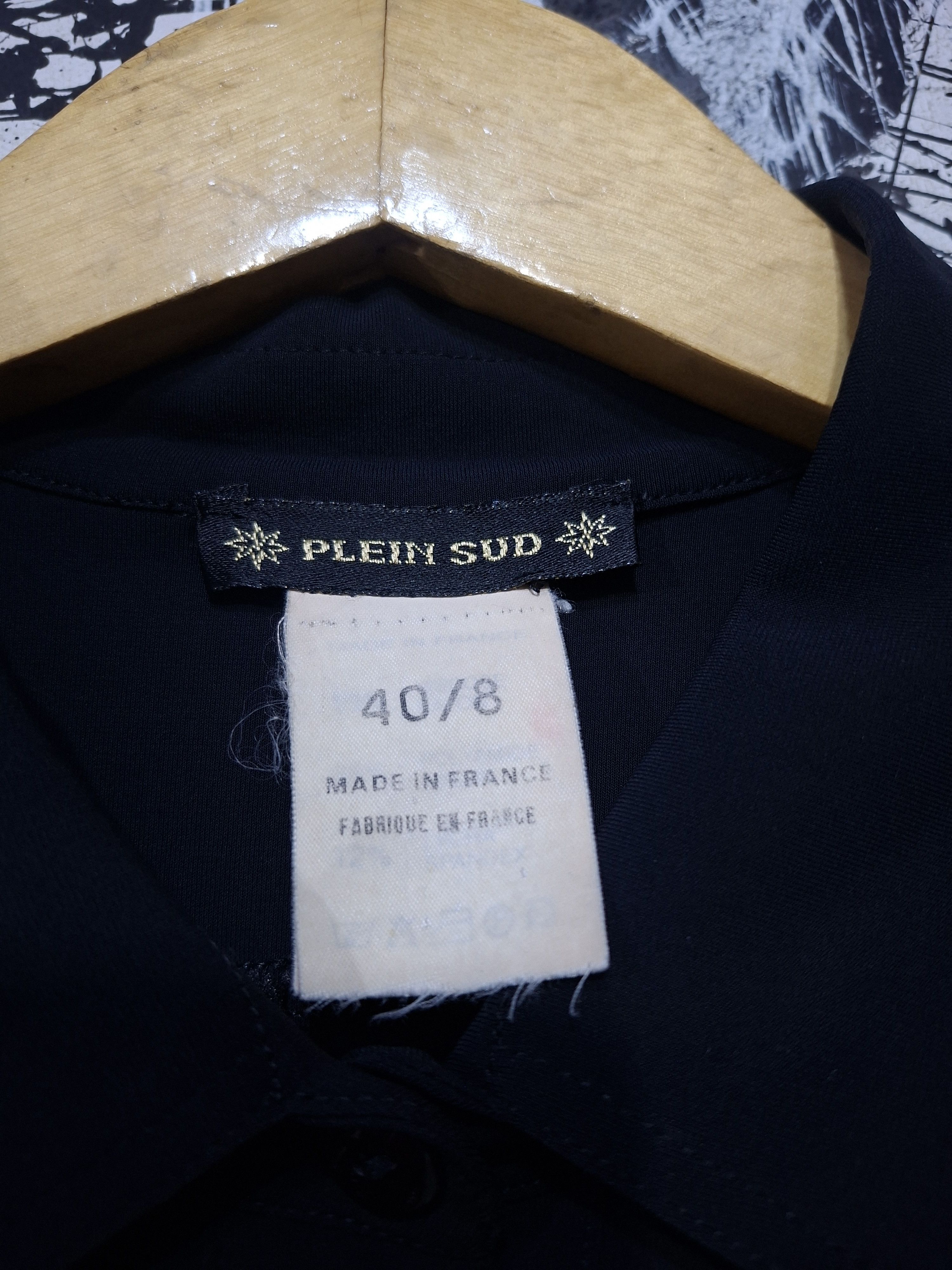 plein sud 90'S PLEIN SUD STRETCH POINTED COLLAR BUTTON UP SHIRT Size S / US 4 / IT 40 - 4 Thumbnail