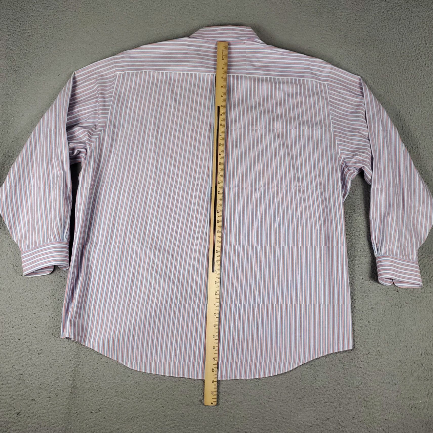 Brooks Brothers Brooks Brothers Shirt Mens 2XL Blue Striped Button-Up Long Sleeve Shirt Size US XXL / EU 58 / 5 - 3 Thumbnail