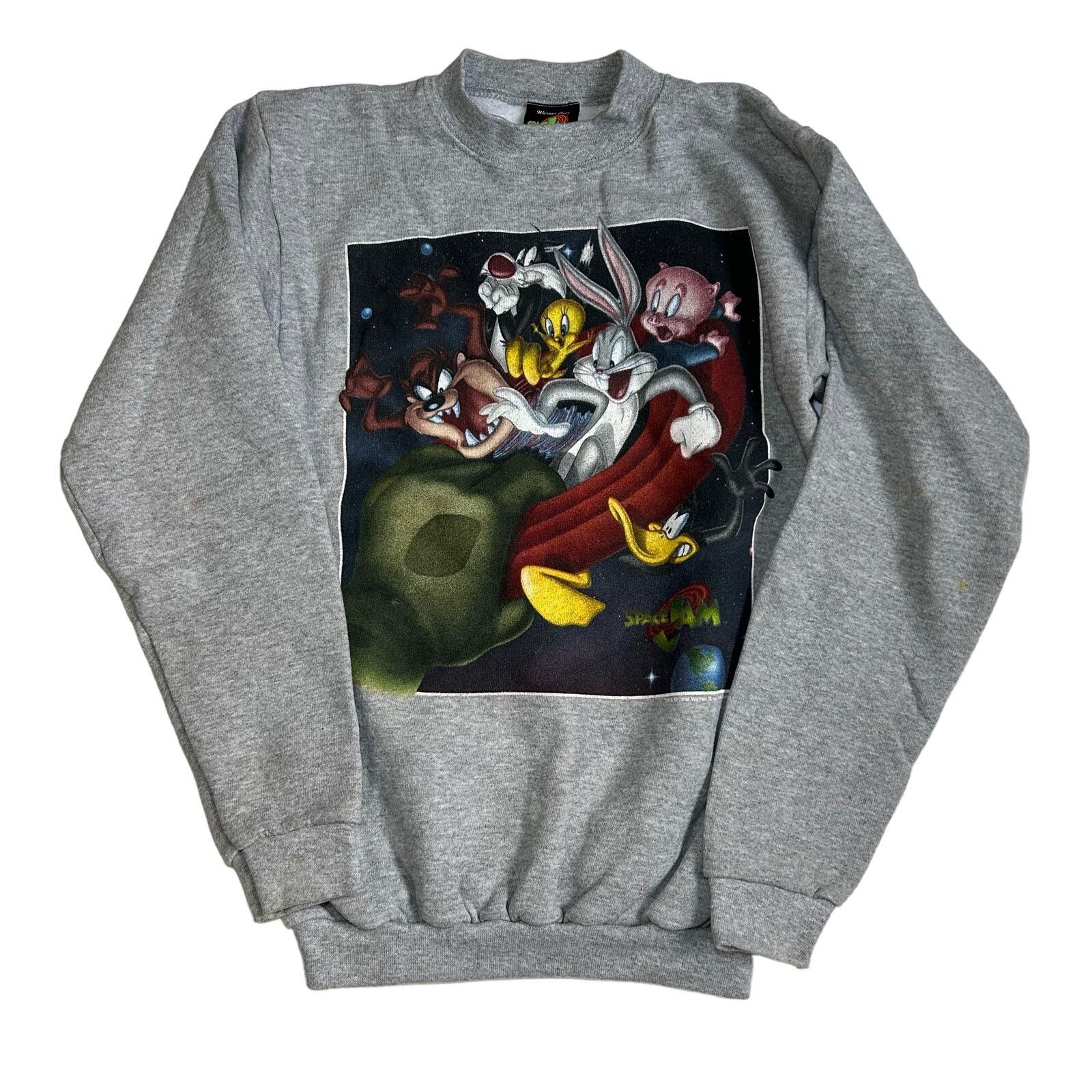 Vintage × Warner Bros Vintage 1996 Space Jam Crewneck Sweatshirt Warner Bros USA Size US XS / EU 42 / 0 - 1 Thumbnail