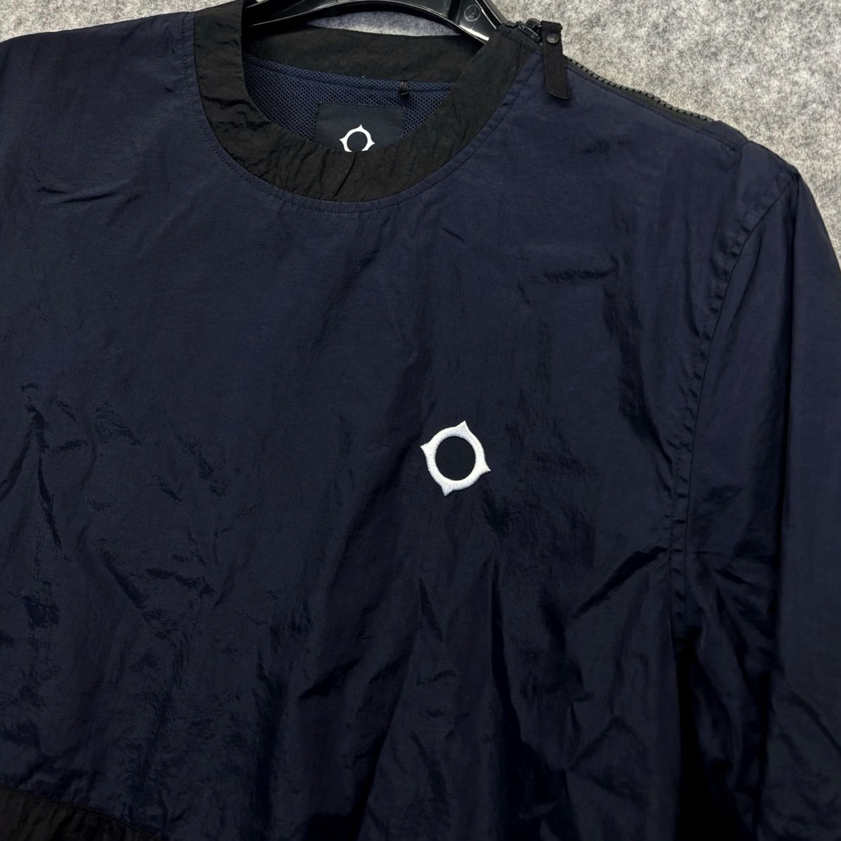 MA.STRUM Ma.Strum NT Training Crew shell pullover S Navy Nylon Mens Pullover Windbreaker Regular Fit, Ma.Strum Training Crew, Nylon, Navy, Mens Size US S / EU 44-46 / 1 - 3 Thumbnail