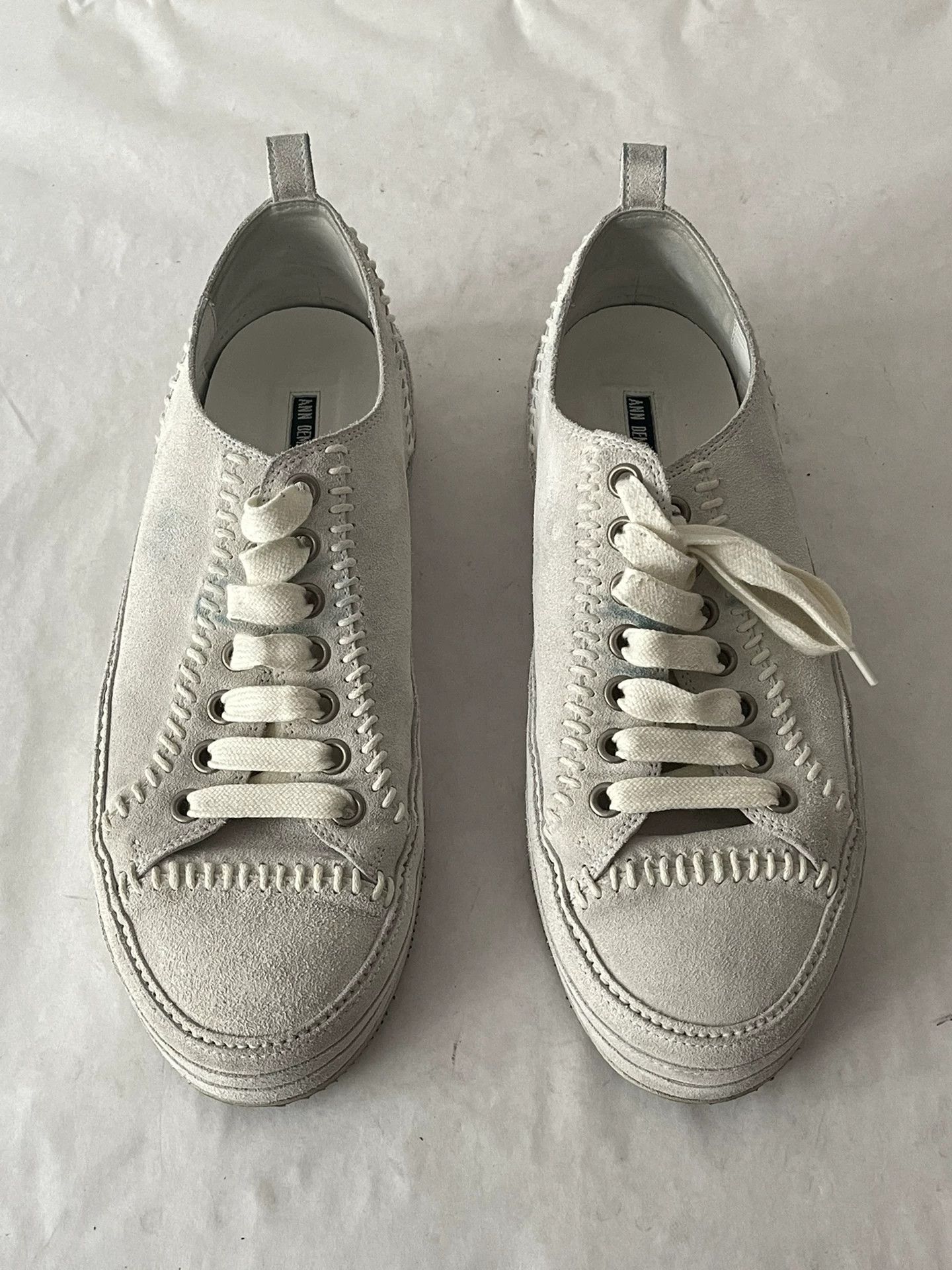 Ann Demeulemeester Ann Demeulemeester Suede Knit Leather Shoes Size US 10 / EU 43 - 1 Thumbnail