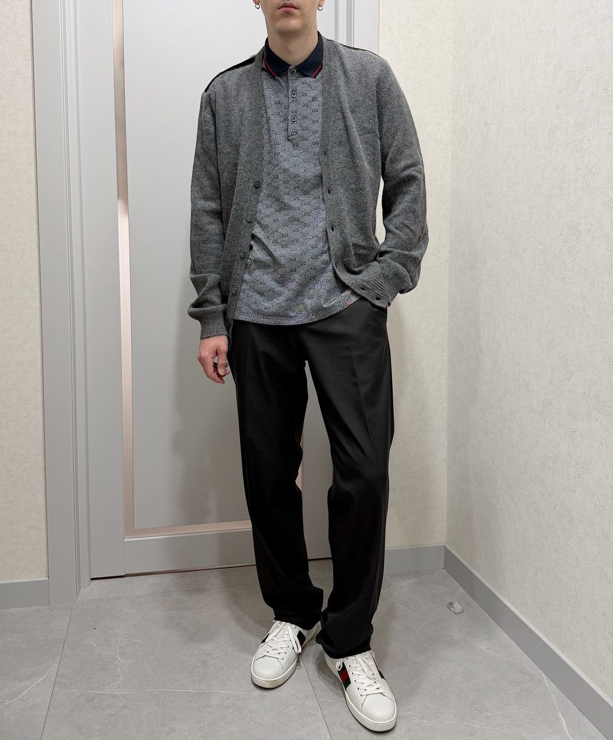 Prada PRADA FW 2008 Gray Wide Trousers Pants Nylon Wool Runway Size US 34 / EU 50 - 10 Thumbnail