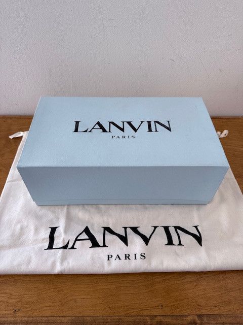 Lanvin Lanvin Curb Sneakers - Black Multicolor Laces, Size 40 Size US 7 / EU 40 - 12 Thumbnail