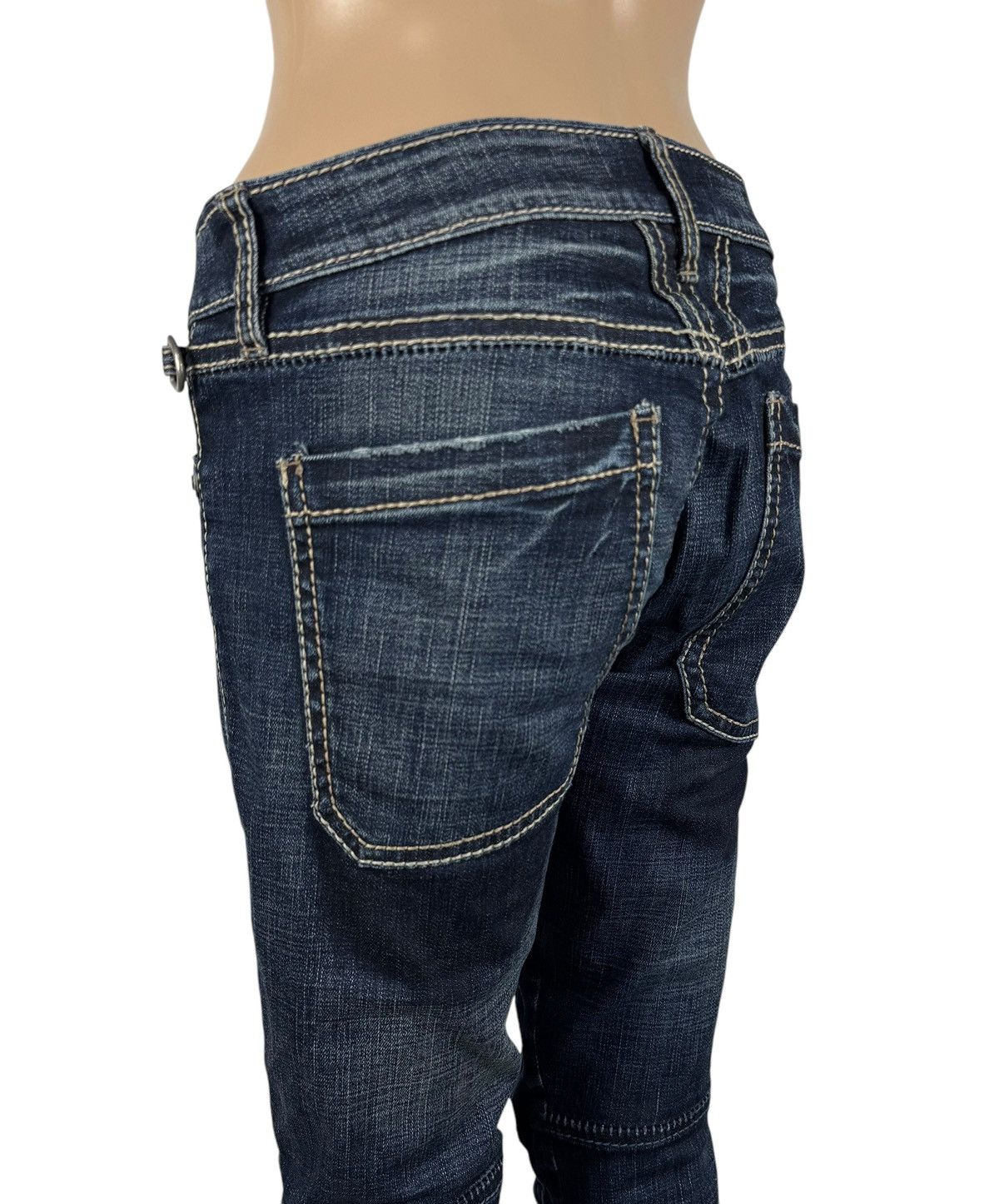 Marithe + Francois Girbaud × Vintage Marithe Francois Girbaud Biker Jeans Vintage size 27 IT42 Size 27" / US 4 / IT 40 - 11 Thumbnail