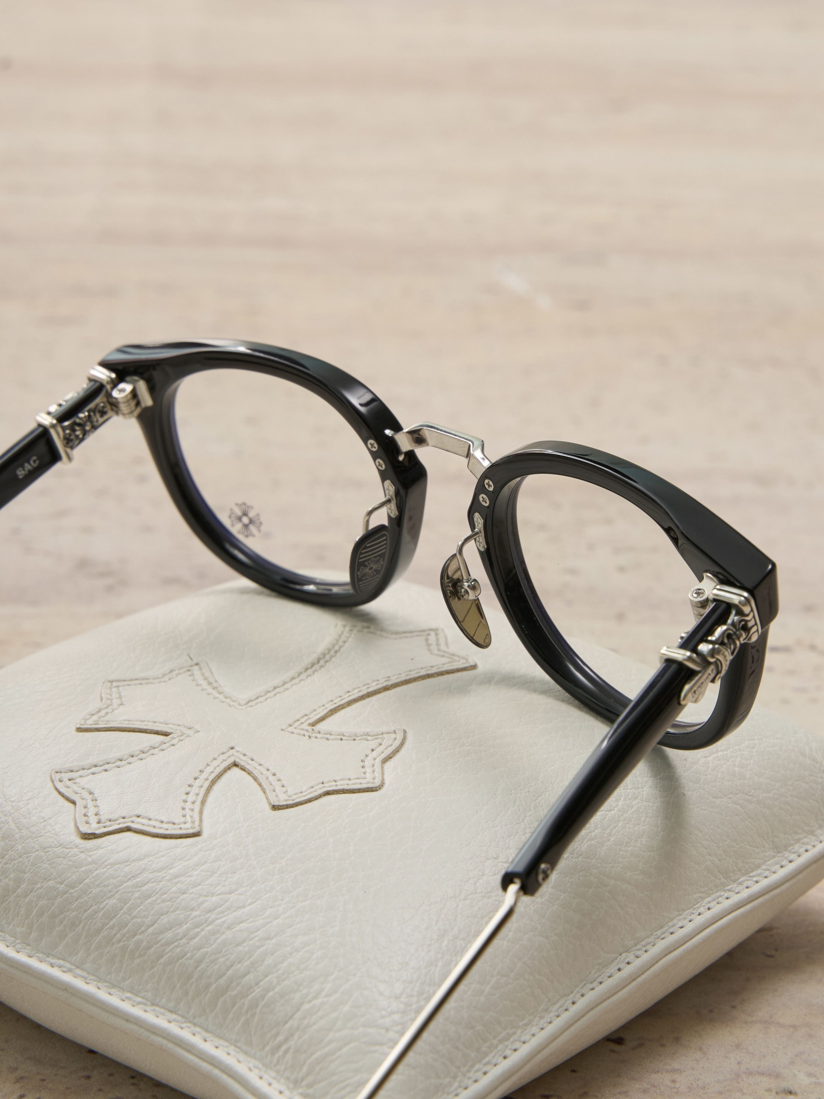 Chrome Hearts Chrome Hearts SAC BK/SS Glasses Size ONE SIZE - 7 Thumbnail
