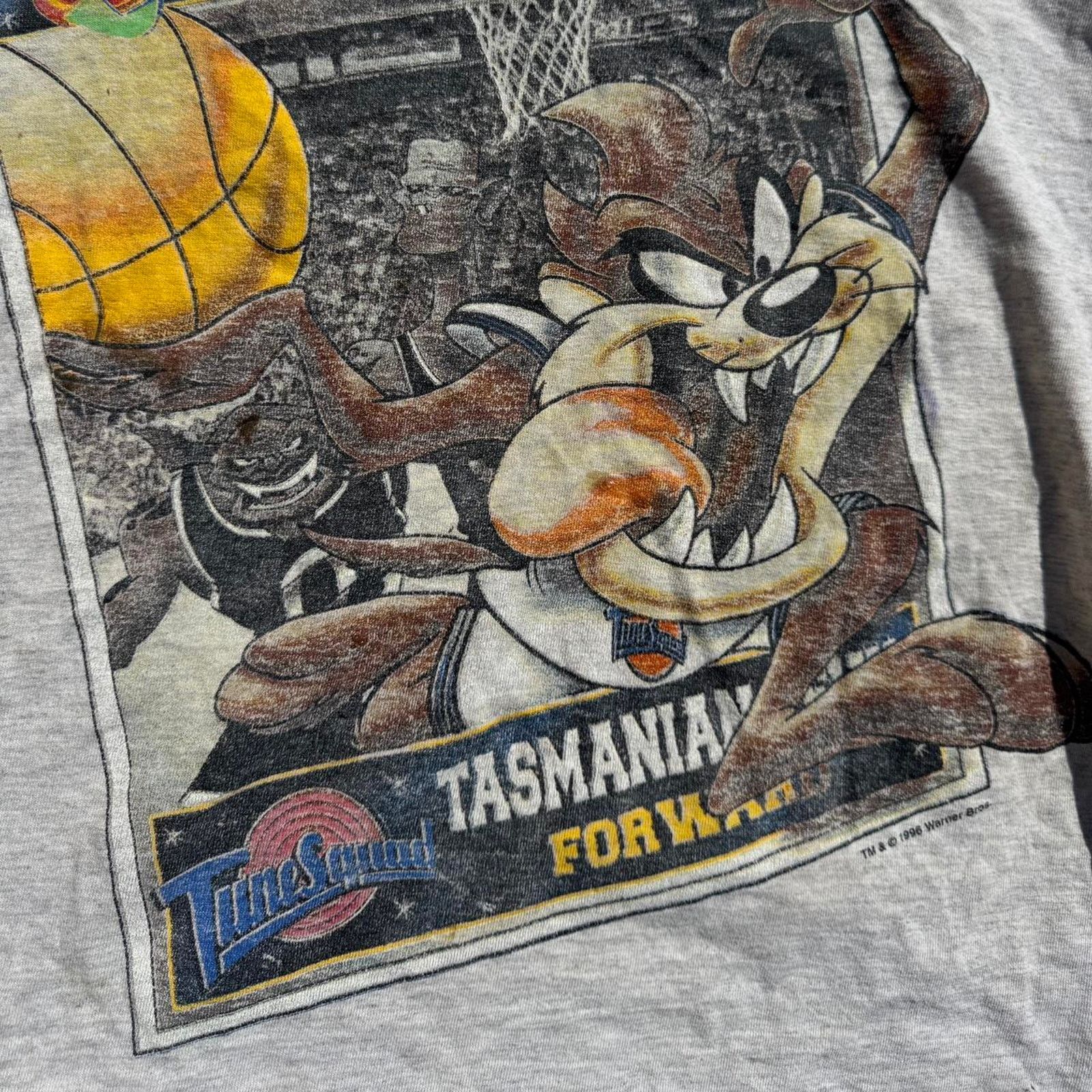 Warner Bros 1996 Vintage Space Jam Tune Squad T-Shirt – Size Medium Size US M / EU 48-50 / 2 - 3 Thumbnail