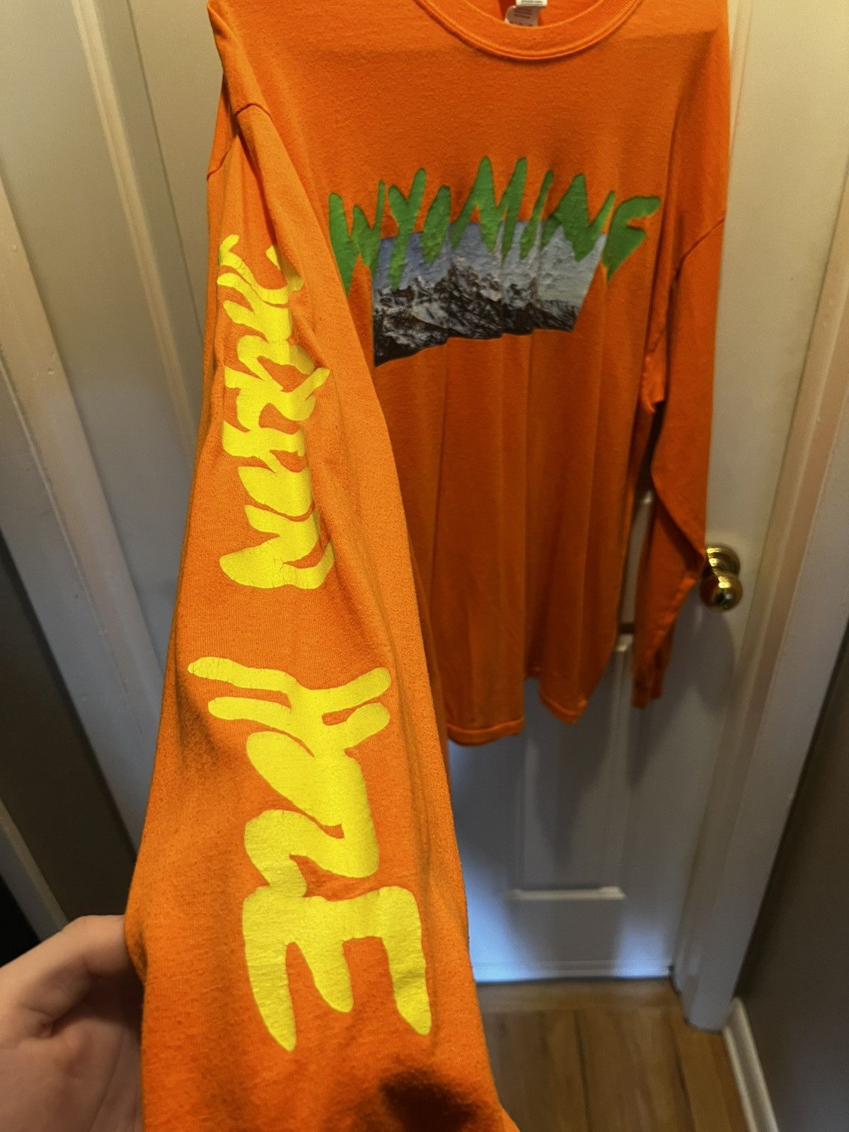Kanye West ye album listening party long sleeve shirt, jackson hole wyo Size US XL / EU 56 / 4 - 4 Thumbnail