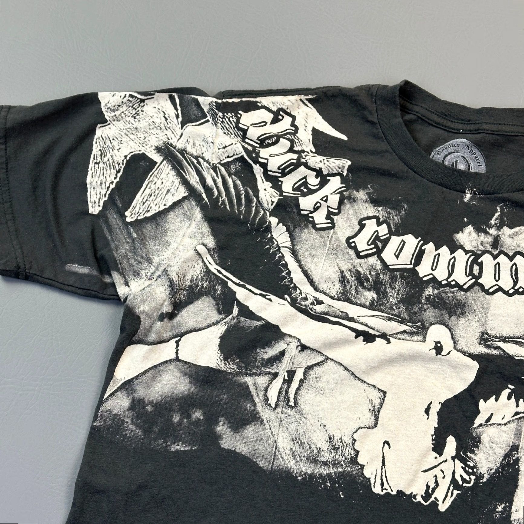 Vintage VINTAGE Duck Commander Shirt Mens Large Gray Grunge MMA Style Graphic Tee USA Y2K Size US L / EU 52-54 / 3 - 2 Thumbnail