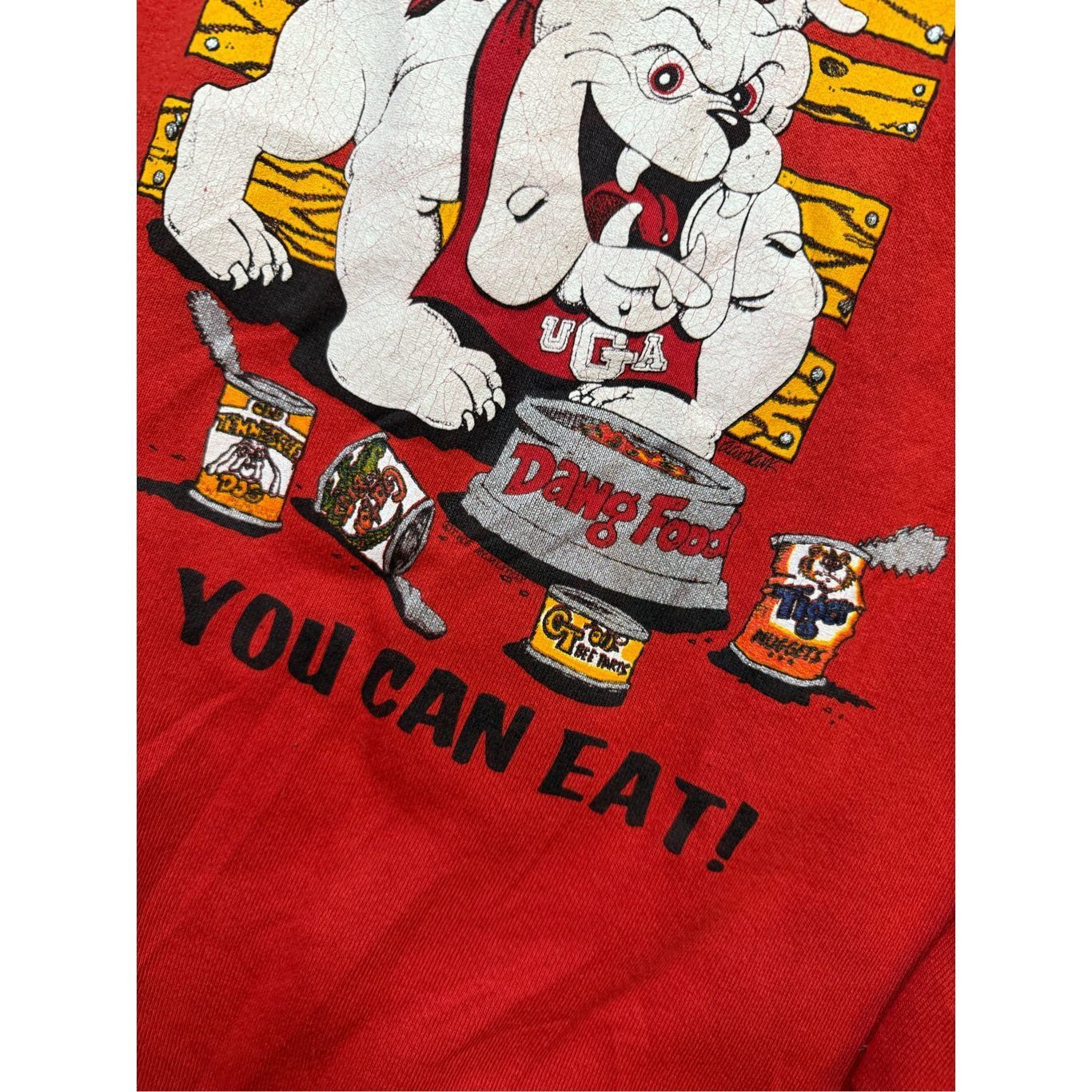 Vintage Fits Size M 1990s Georgia Bulldogs buffet big logo insane gr Size US M / EU 48-50 / 2 - 3 Thumbnail