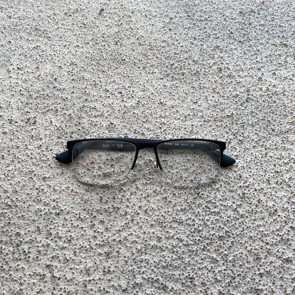 RayBan × Vintage vintage Ray Ban RB 6335 2503 54/17 Half Rim Eyeglasses Size ONE SIZE - 1 Thumbnail