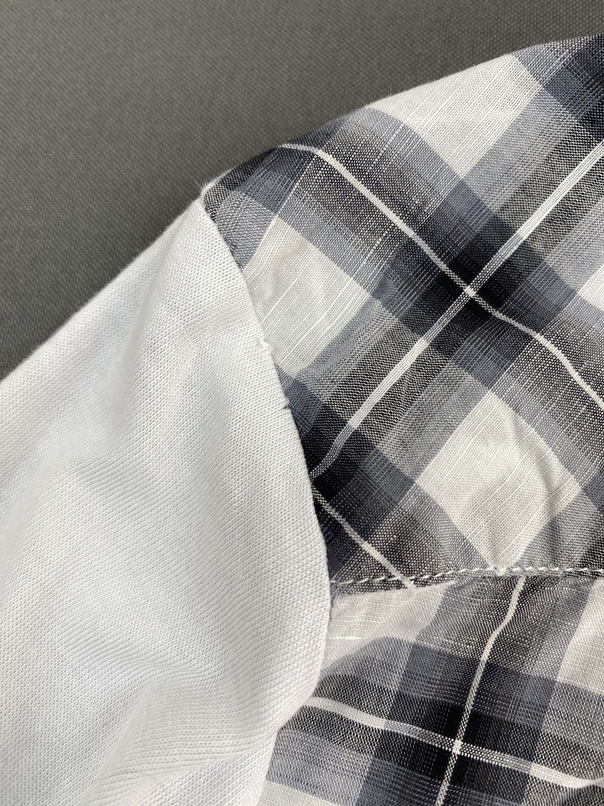 Takeshy Kurosawa Takeshy Kurosawa Homme Check Split Short Sleeve Shirt Size US S / EU 44-46 / 1 - 6 Thumbnail